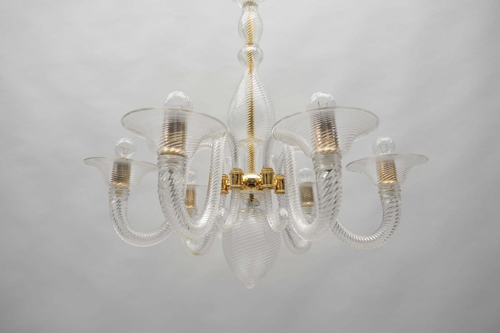 Awesome Barovier & Toso Chandelier, Murano Glass Italy photo vinterior