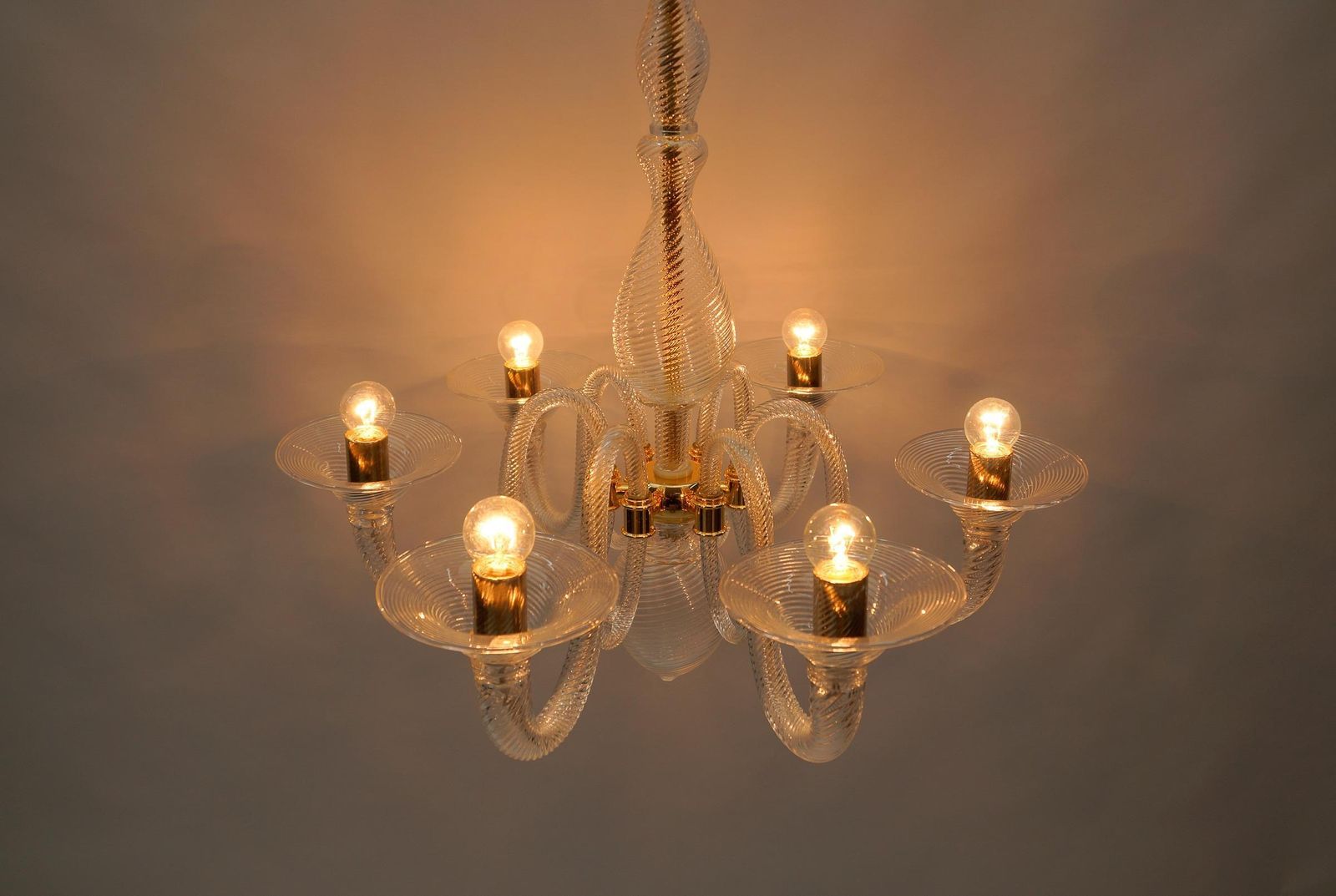 photo for sale Awesome Barovier & Toso Chandelier, Murano Glass Italy
