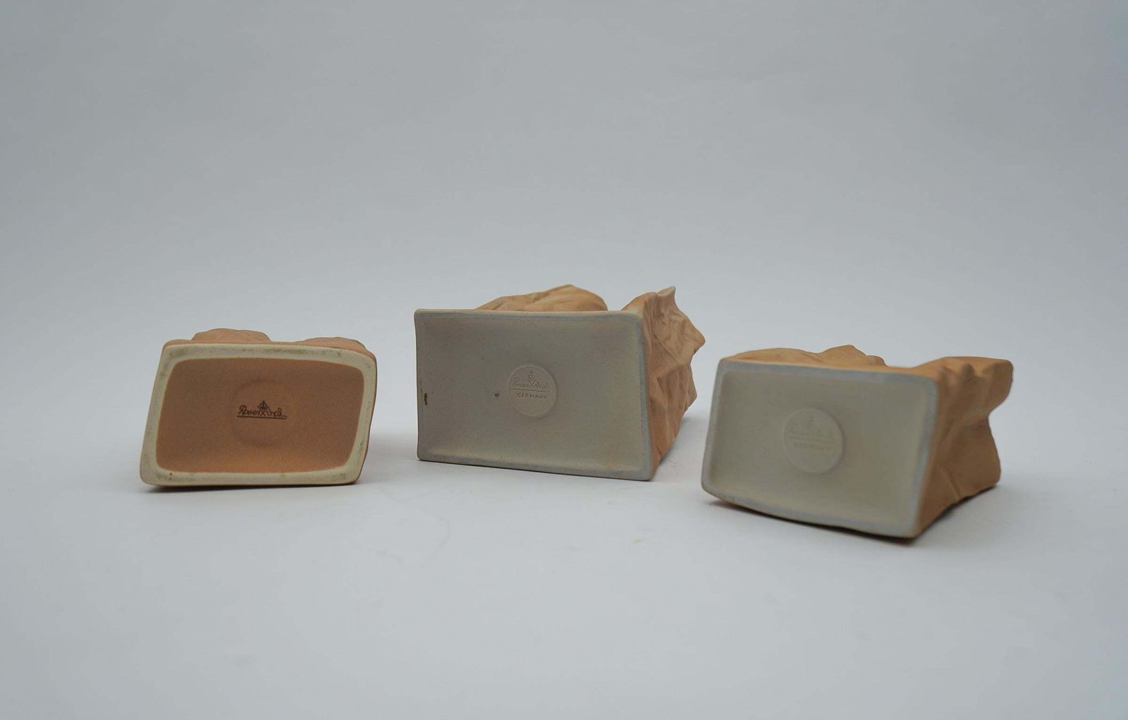 photo for sale Set Of 3 Paper Bag Vases By Tapio Wirkkala For Rosenthal, Germany, 1960s