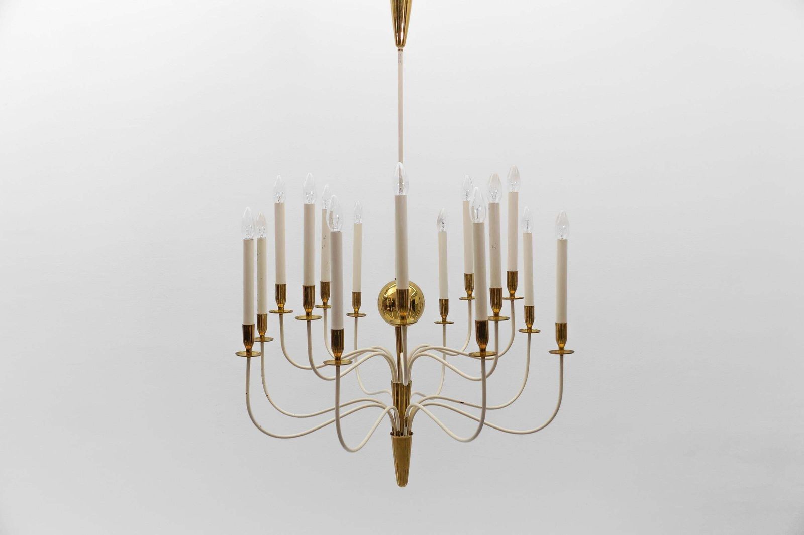 Amazing Huge Chandelier By Vereinigte Werkstätten München, 1950s Germany photo furniture