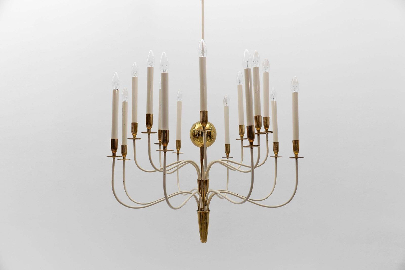 Amazing Huge Chandelier By Vereinigte Werkstätten München, 1950s Germany photo for sale