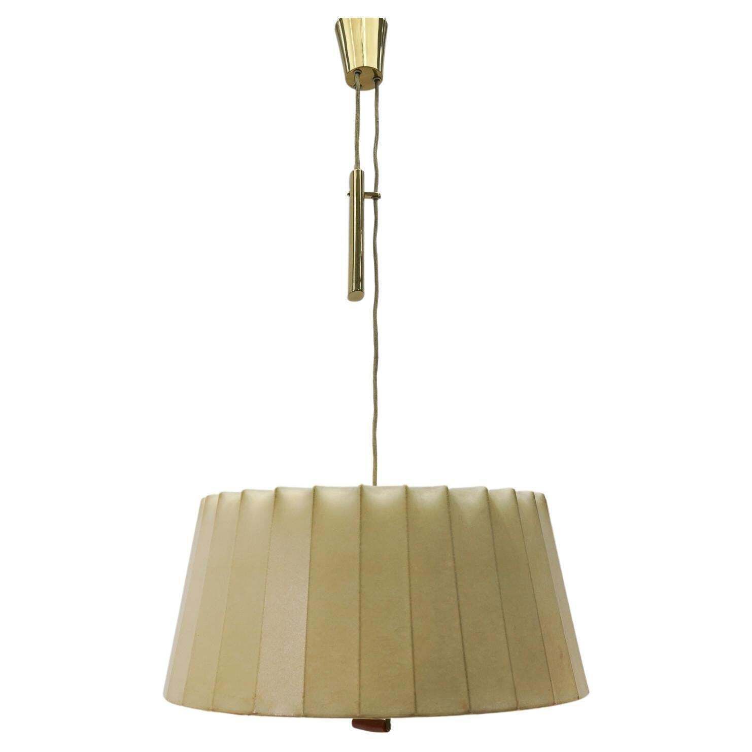 Lovely Cocoon Counterweight Hanging Lamp By Münchener Werkstätten, 1950s Germany