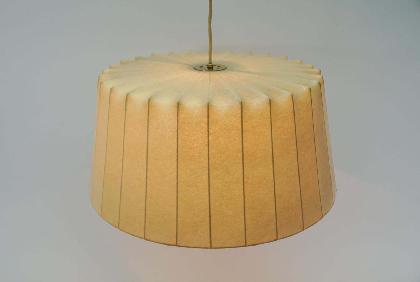 3610.0 Lovely Cocoon Counterweight Hanging Lamp By Münchener Werkstätten, 1950s Germany photo