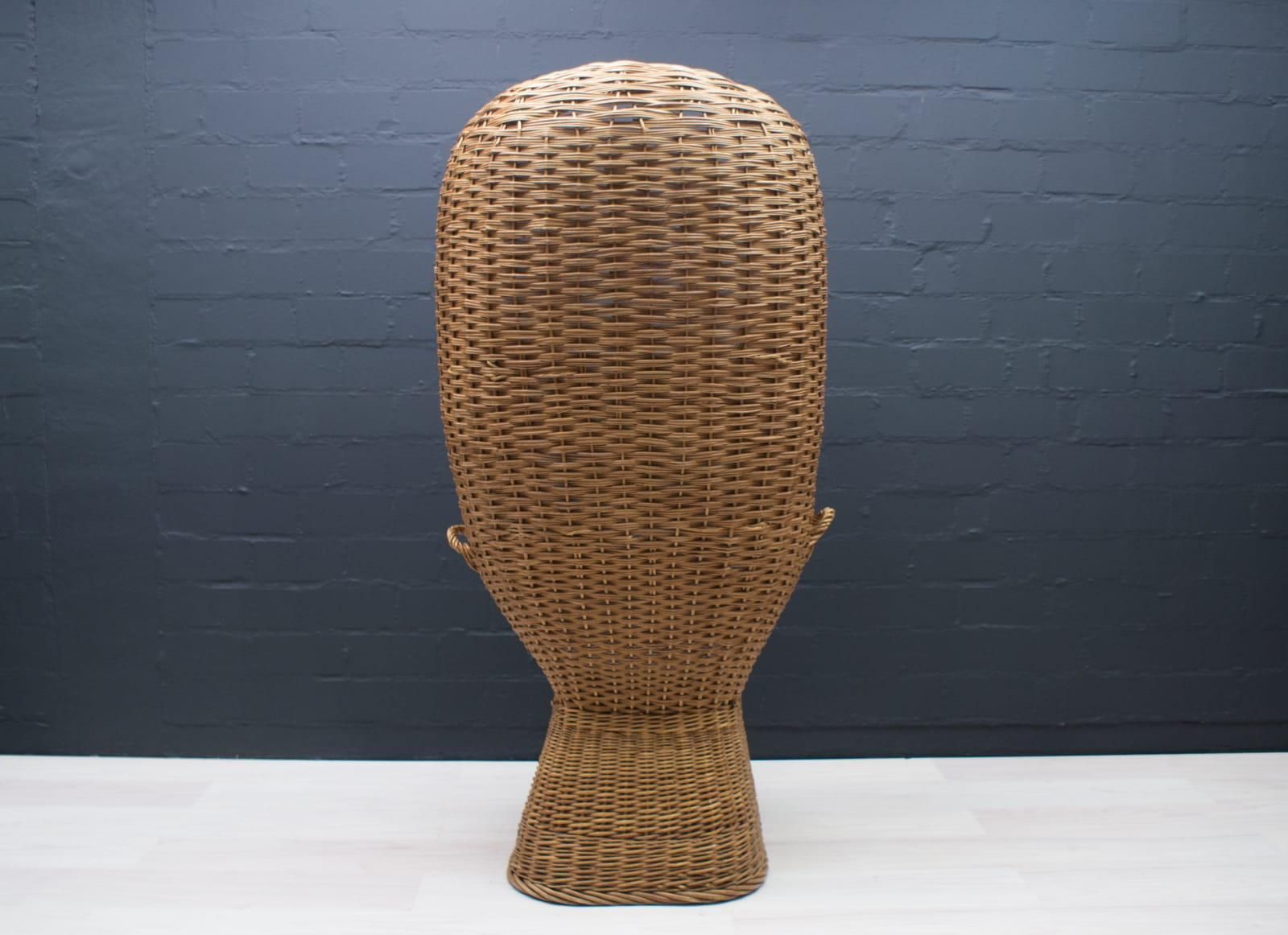 Large Italian Rattan Pool Or Beach Armchair, 1970s photo vinterior