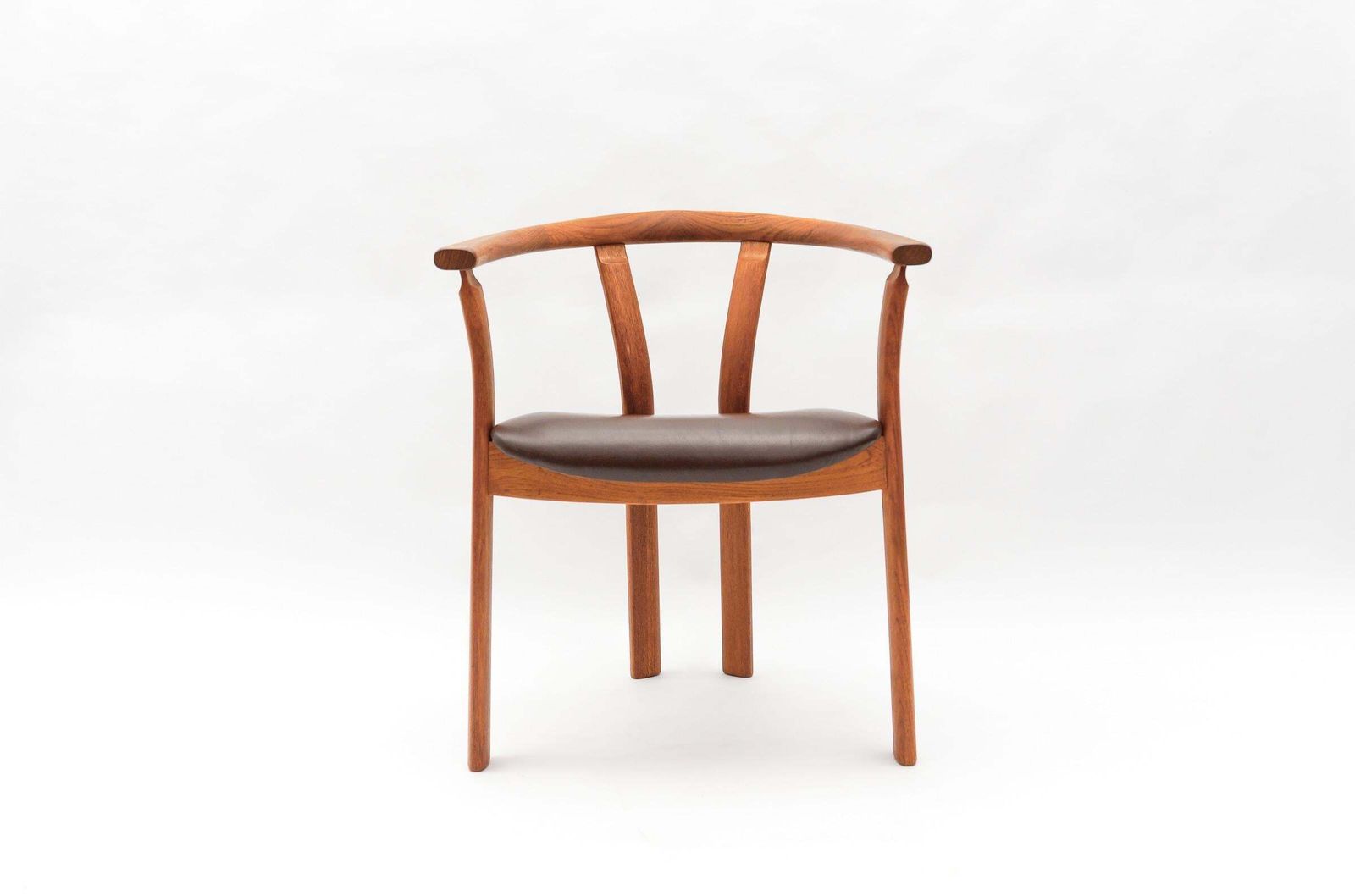 Danish Mid Century Modern Teak Armrest Desk Chair, 1960s photo furniture