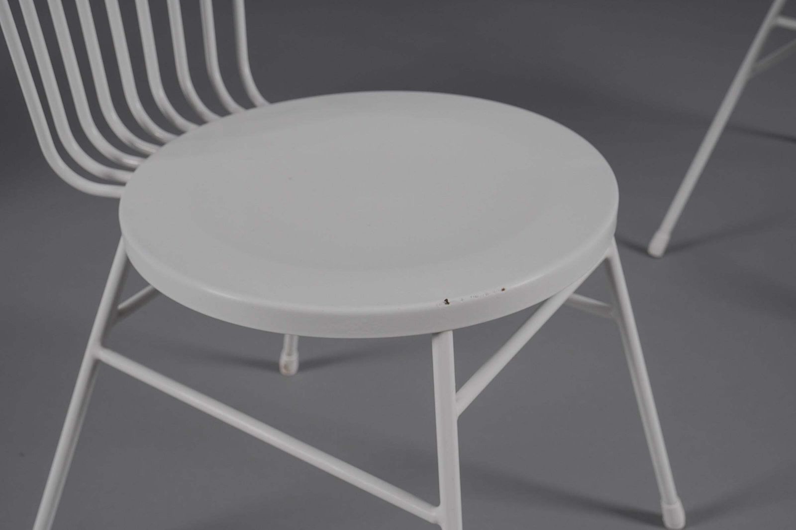 Metal Chairs With High Back By Bele Bachem For Münchner Boulevard Möbel, 1950s photo vinterior