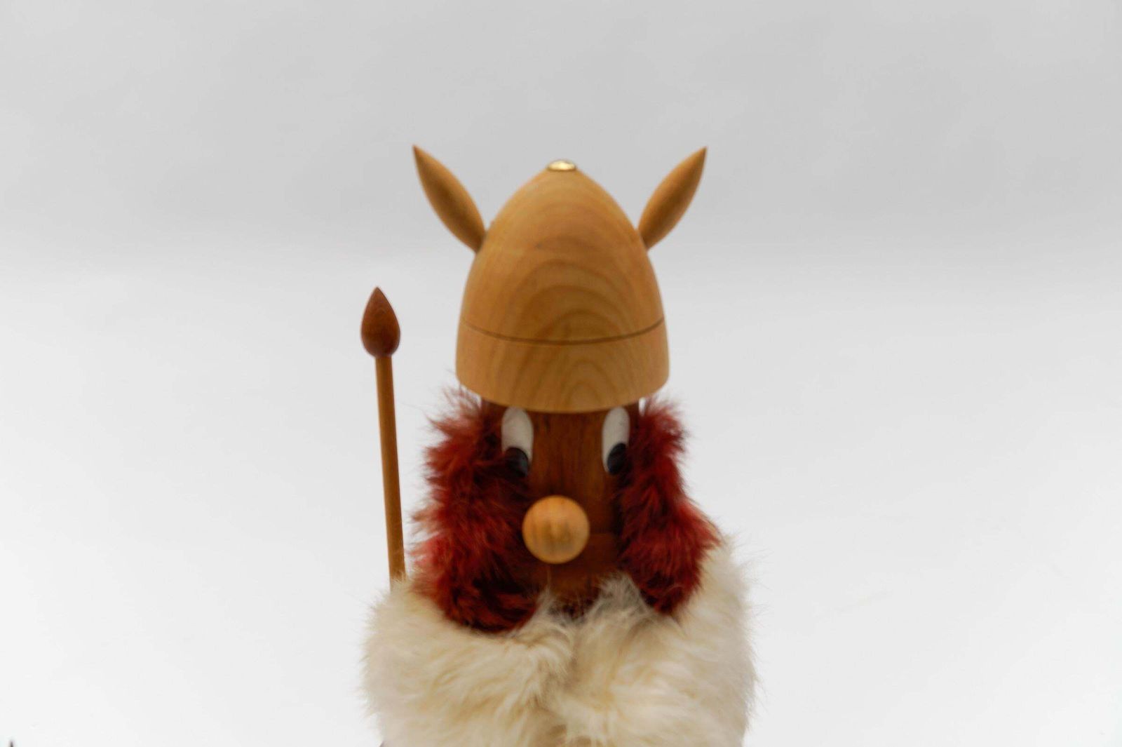 Lovely Set Of 6 Scandinavian Wooden Danish Vikings, 1950s photo 1571.0