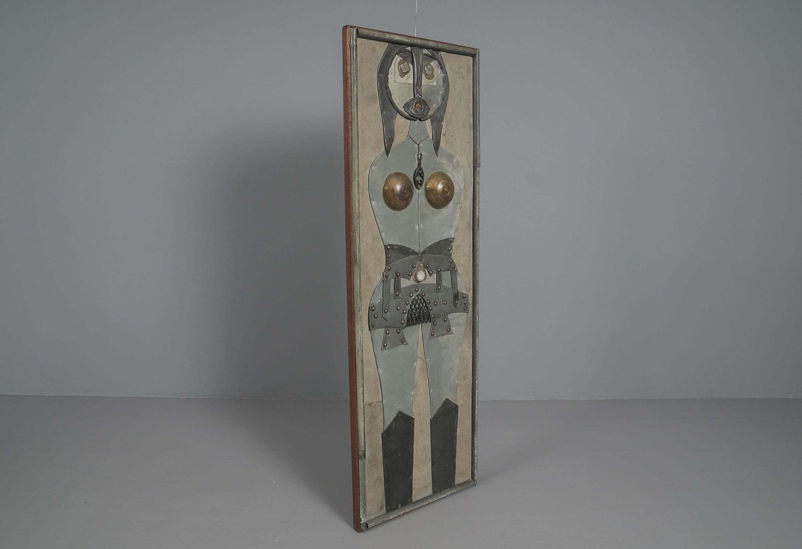 Brutalist Erotic 3d Wall Picture In Metal From The Artist F. Michel, 1973 photo furniture