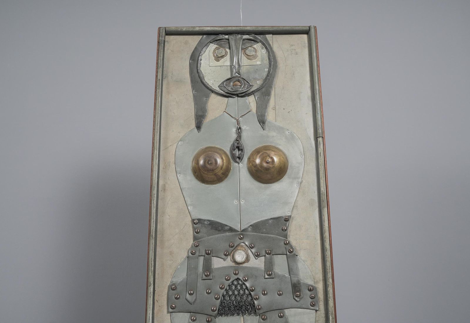 Brutalist Erotic 3d Wall Picture In Metal From The Artist F. Michel, 1973 photo Art