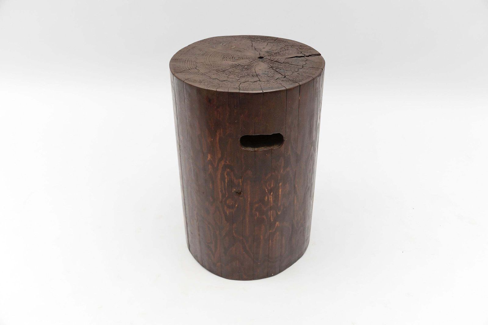 Mid Century Modern Wooden Stool From The French Alps,   1950s photo 637.0