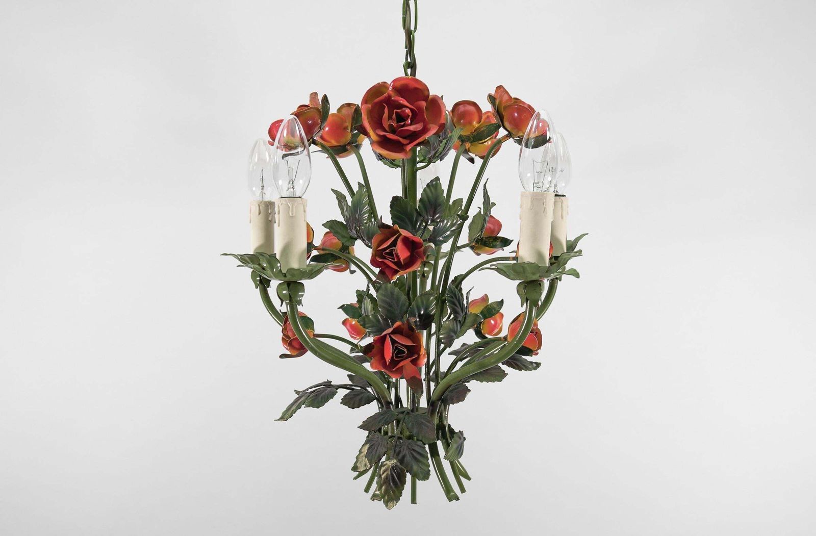 Lovely Mid Century Modern Florentine Hanging Lamp, 1960s Italy photo 1062.0