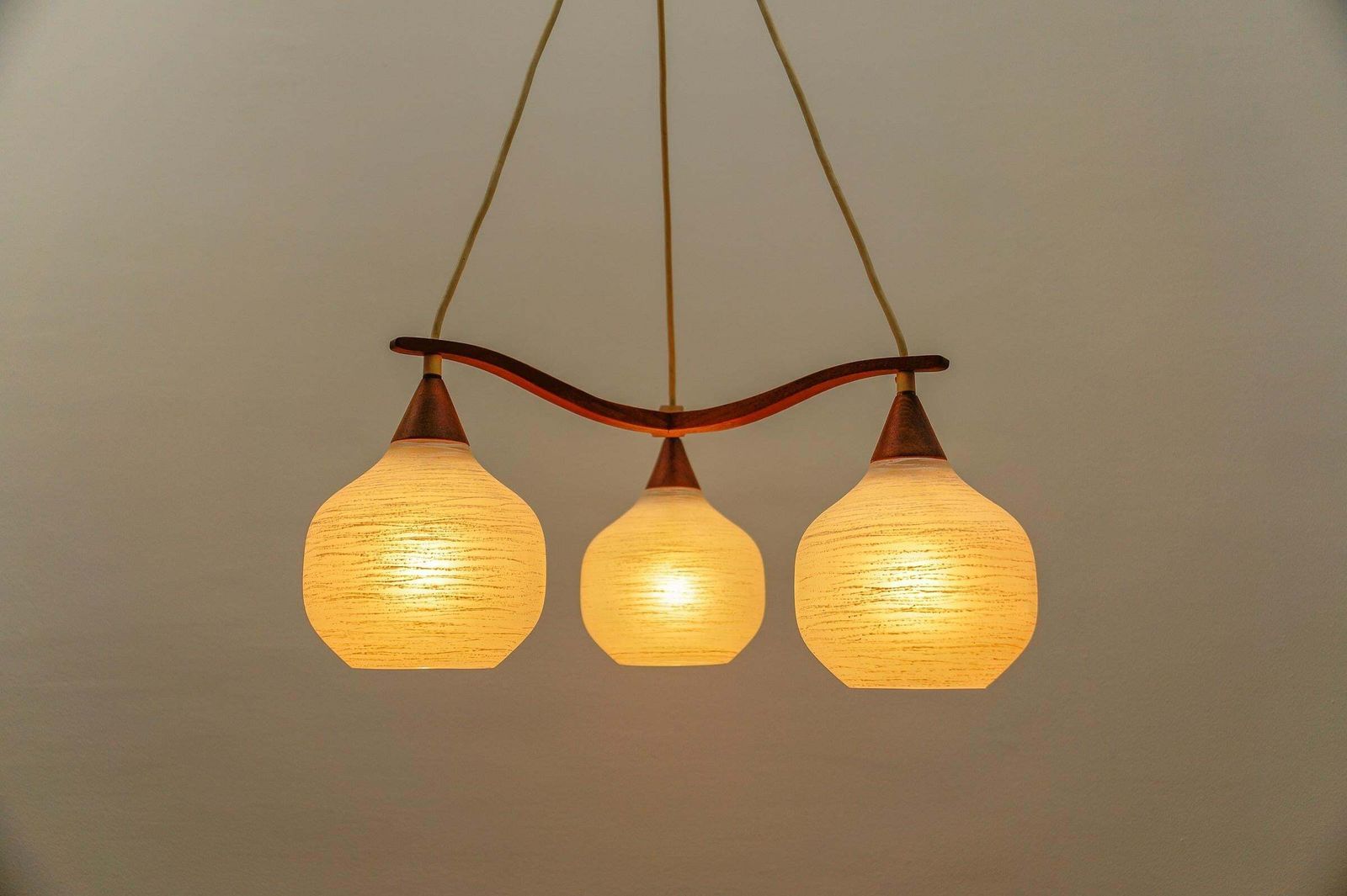 Vintage Ceiling Lamp By Uno & östen Kristiansson For Luxus, 1950s Sweden photo Lighting
