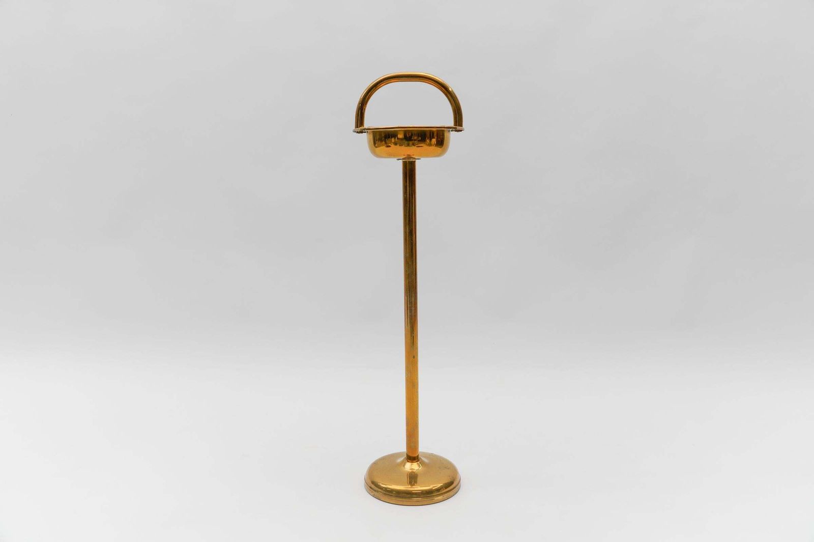 Ashtray Stand In The Manner Of Carl Auböck In Brass, 1950s photo furniture