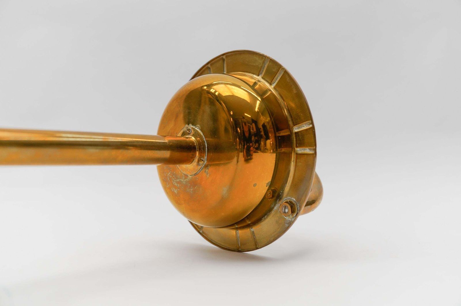 Ashtray Stand In The Manner Of Carl Auböck In Brass, 1950s photo vintage