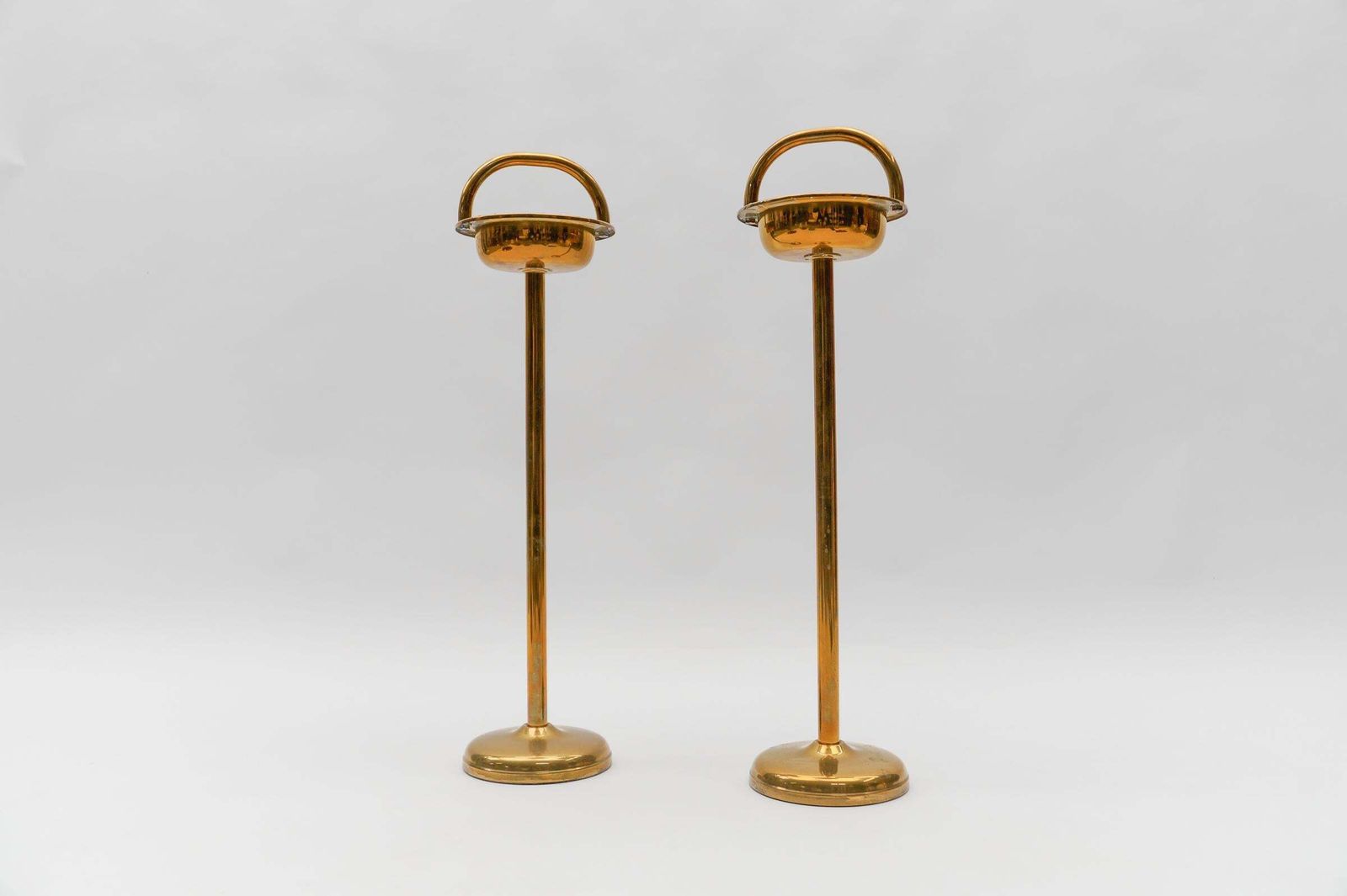 photo furniture Ashtray Stand In The Manner Of Carl Auböck In Brass, 1950s