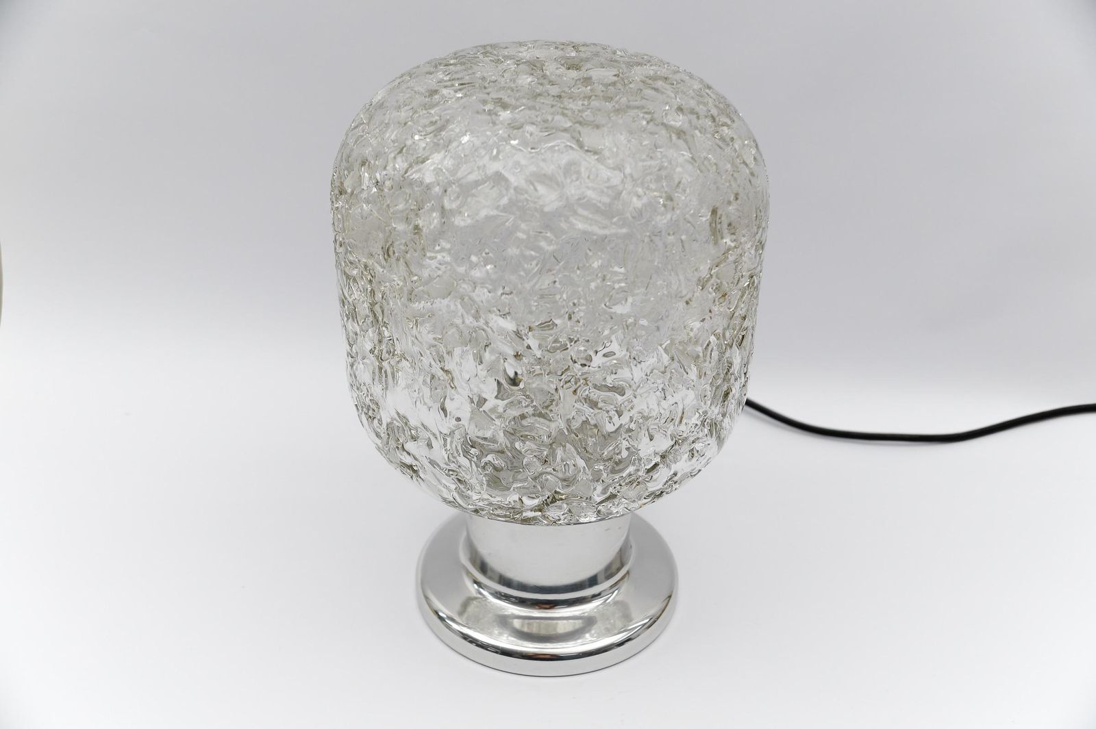 Lovely Mid Century Modern Blown Murano Glass Table Lamp By Doria, 1960s Germany photo 637.0