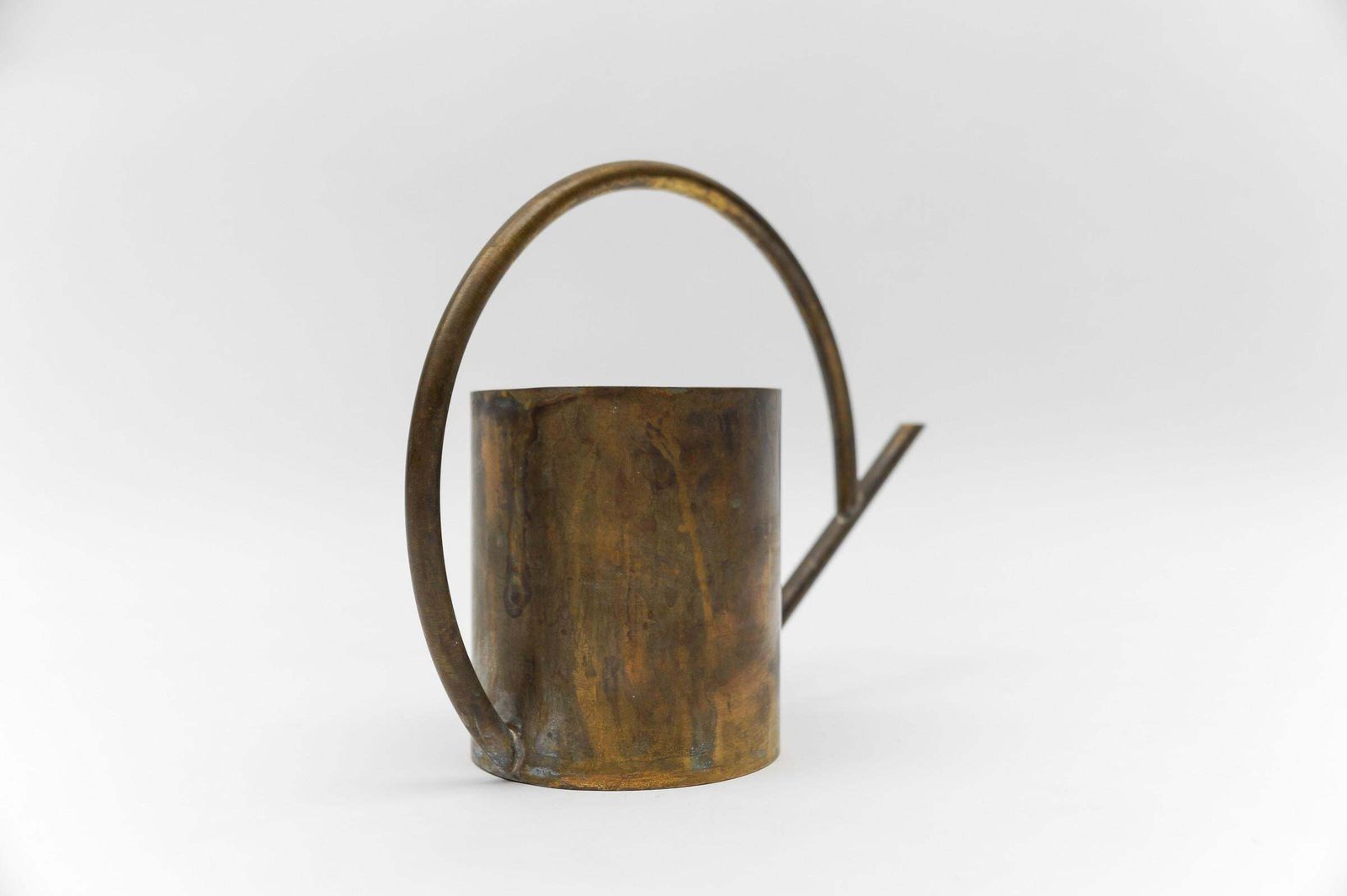Art Deco Bauhaus  Watering Can In Massive Brass, 1930s / 1940s Germany photo 679.0