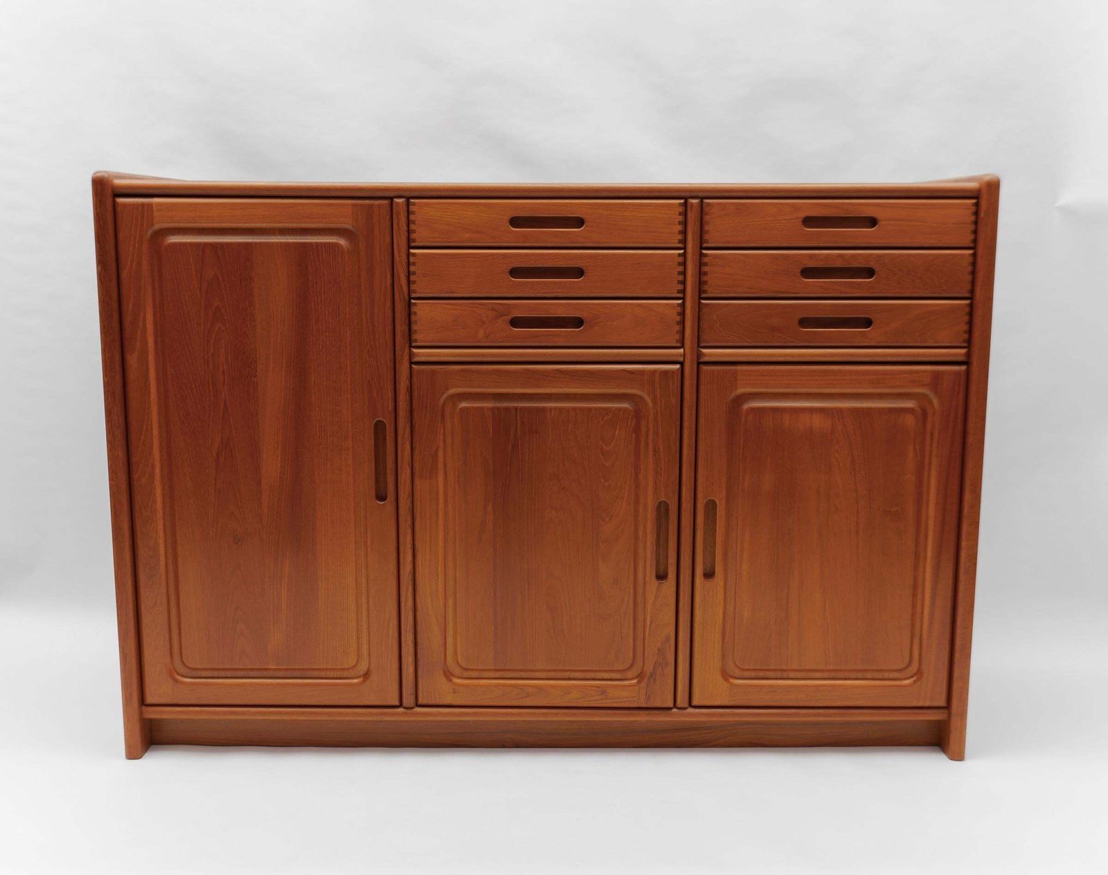 Large Mid Century Modern Scandinavian Teak Wood Commode / Sideboard, 1960s photo for sale
