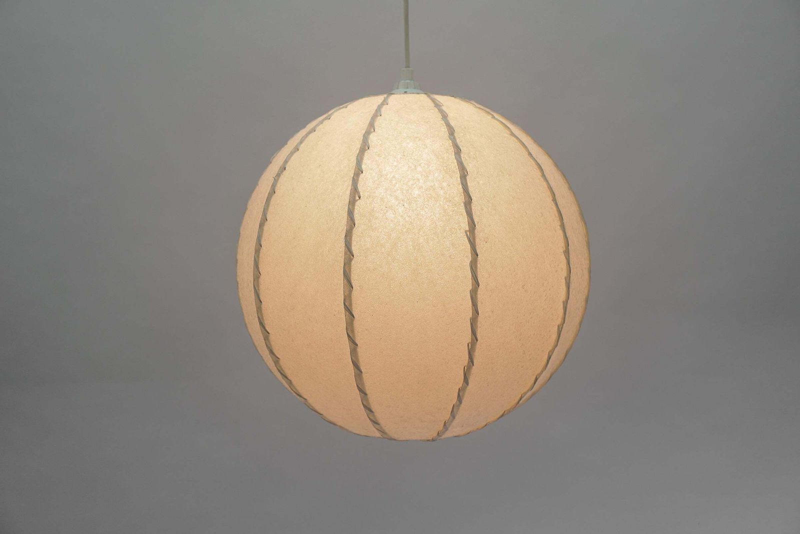 Mid Century Modern Skin Ball Lamp, 1960s, Italy photo Lighting