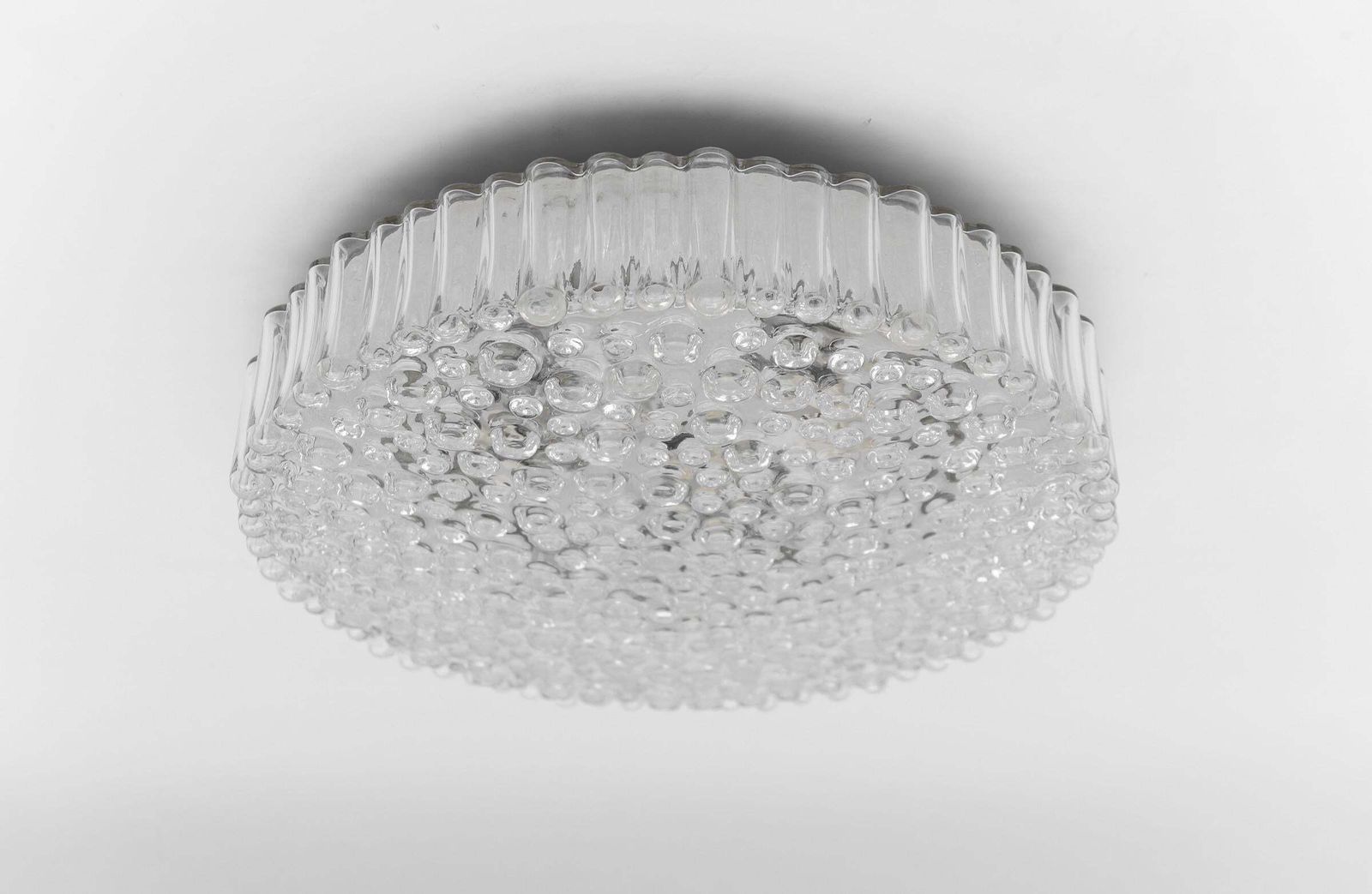 1 Of 2 Huge Bubble Glass Flush Mount By Staff Leuchten, 1960s Germany photo vinterior