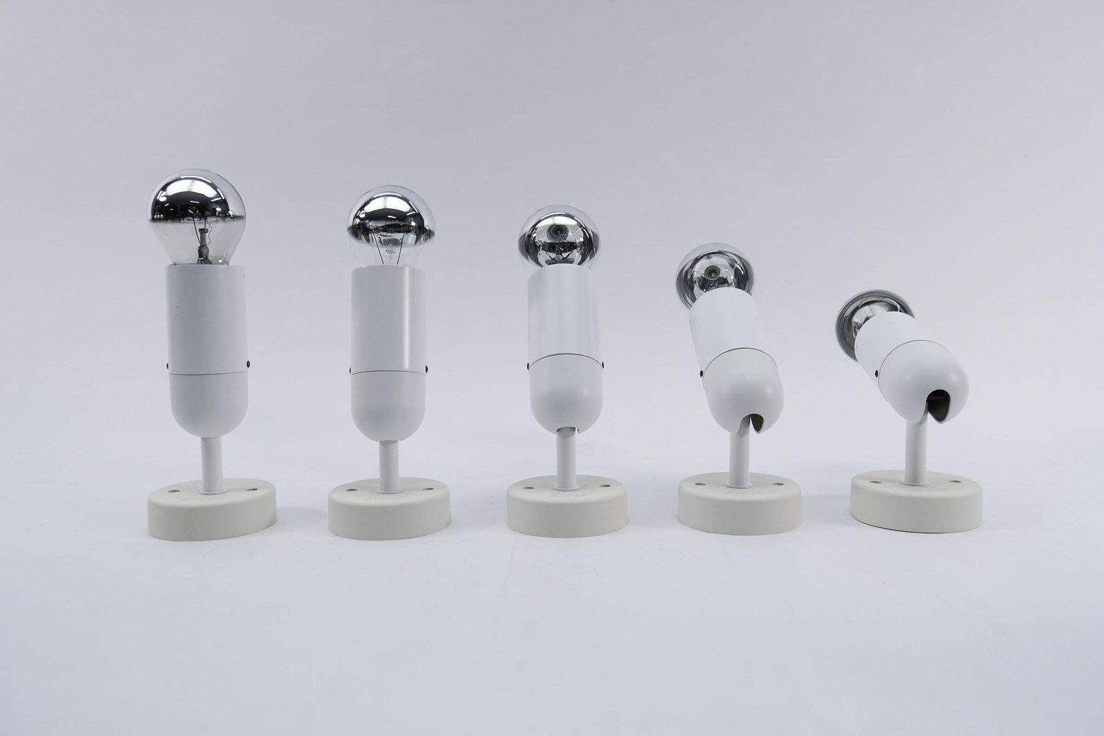 Set Of 5 Wall Or Ceiling Lamps By Staff Leuchten, 1960s, Germany photo Lighting