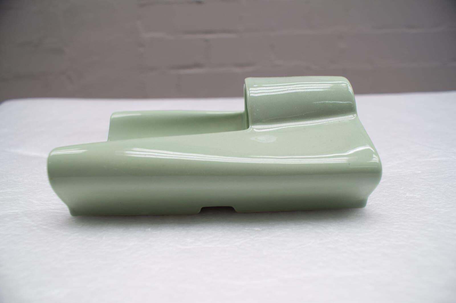 Very Rare Green Wilhelm Wagenfeld Wall Light For Lindner Leuchten Model No. 6454 photo buy