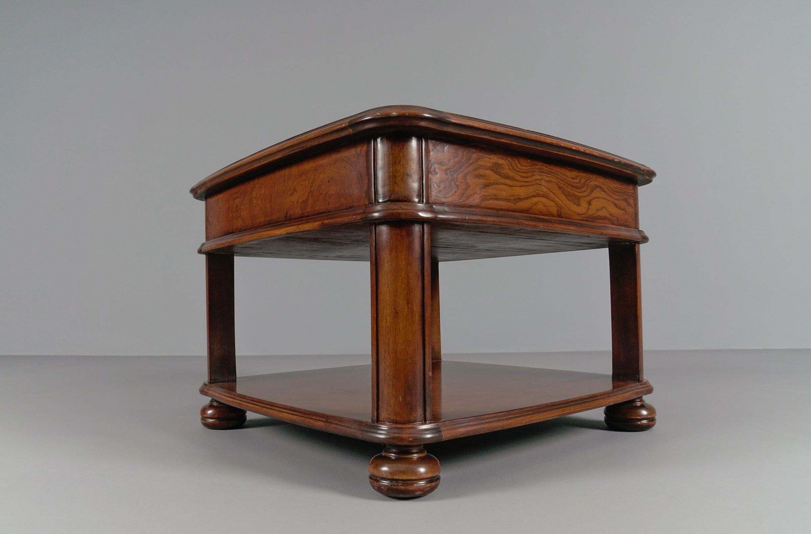 Furniture Art Deco Bedside Tables In Mahogany, 1940s, Set Of 2 photo