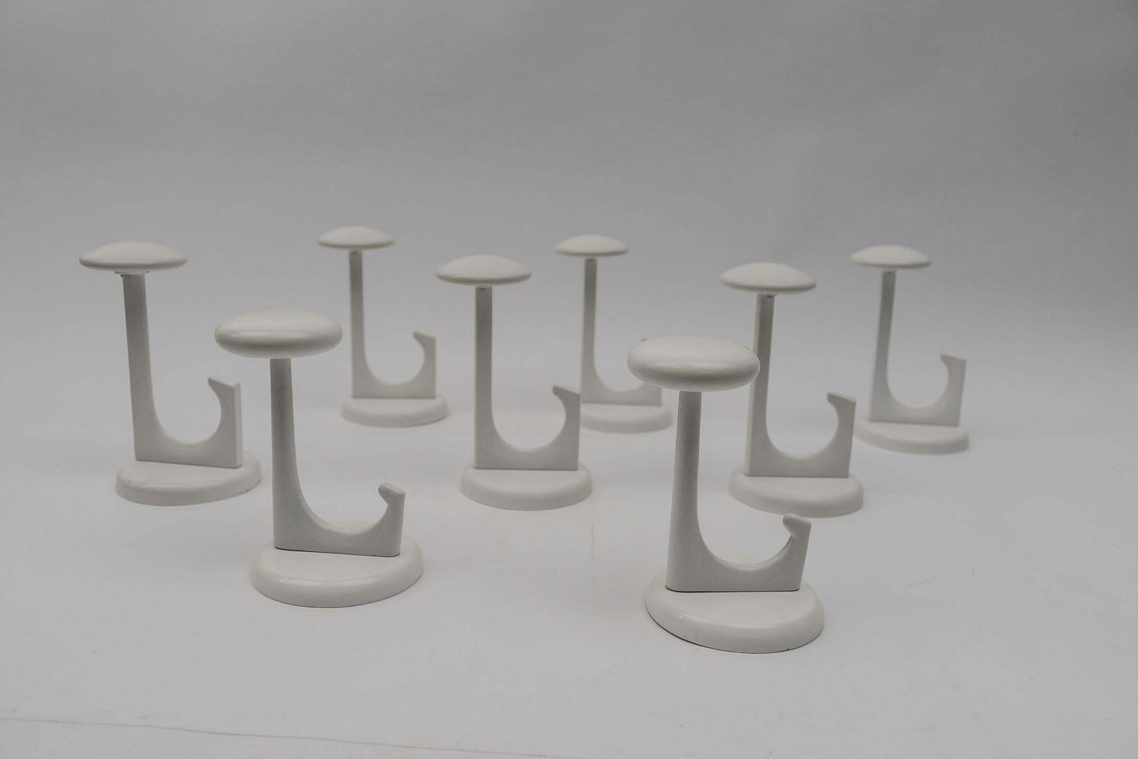 Set Of 8 Mid Century Modern Wall Hooks By Schönbuch, Germany, 1960s photo for sale