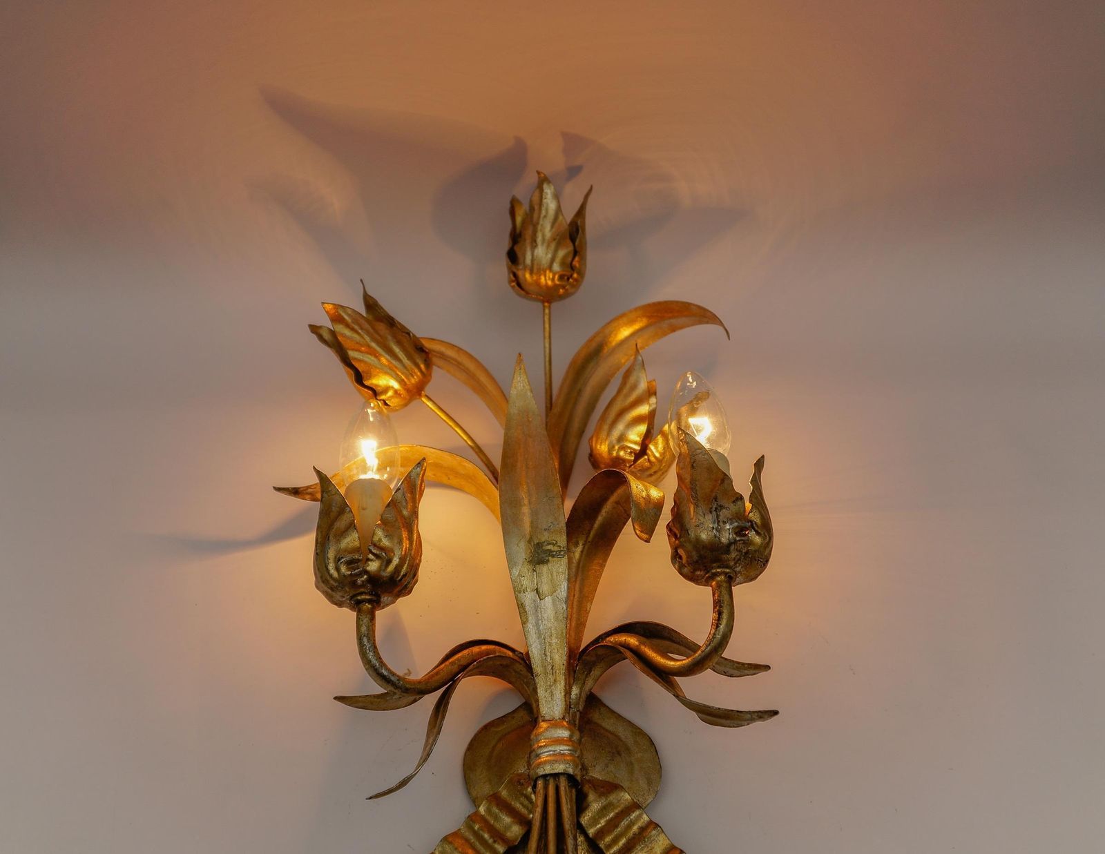Pair Of Lucienne Monique "Scandicci" Fireenze Wall Lights Wall Lamp Italy 1970s photo vintage