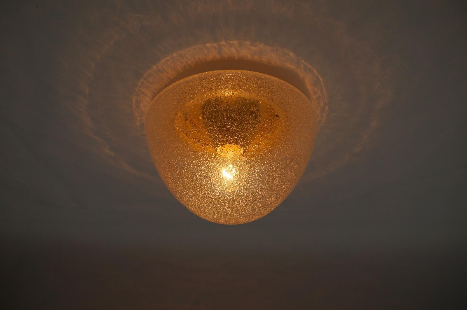 1 Of 3 Mushroom Shaped Glass Lamp In Chrome, Germany 1960s photo buy