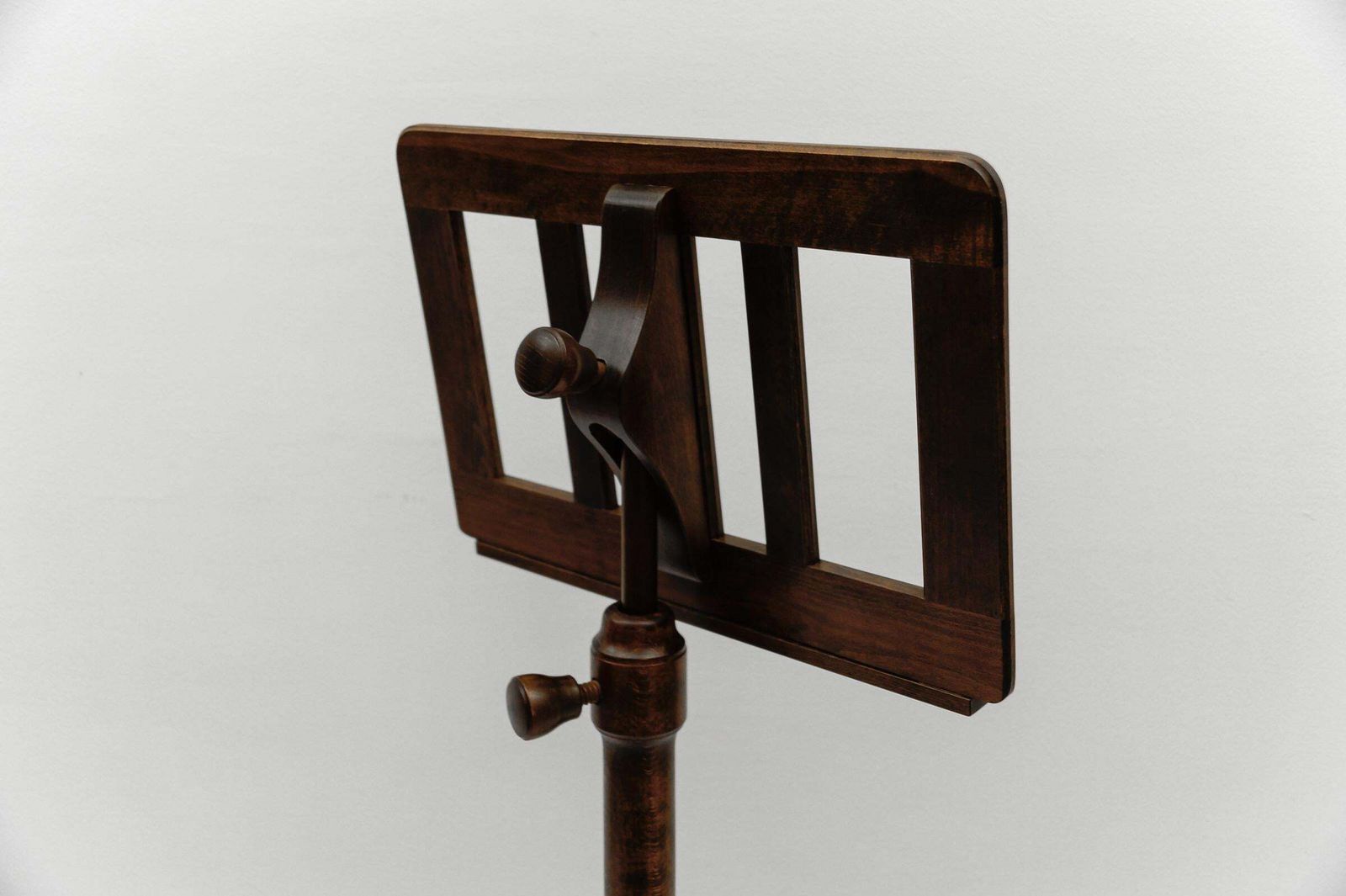 photo furniture Cherry Wood Music Stand Art Deco Style France 1950s Mid Century Modern