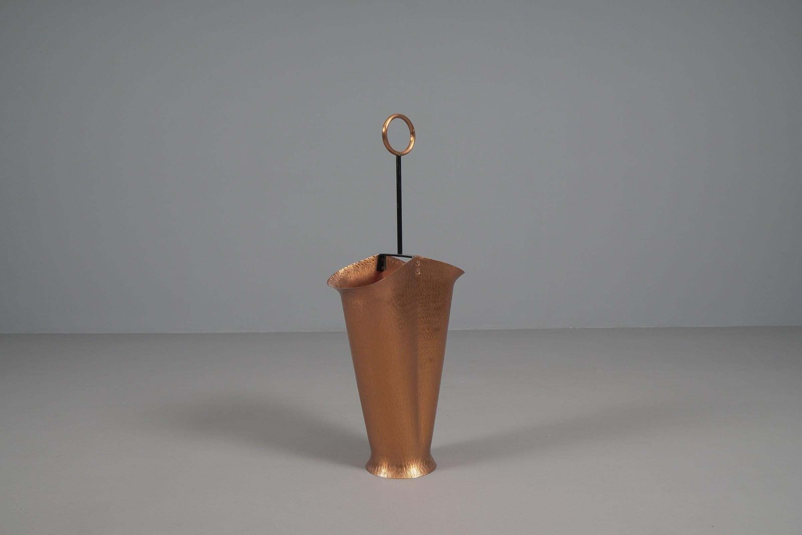 Handmade Umbrella Stand In Copper And Brass, 1960s, Austria photo Home Decor