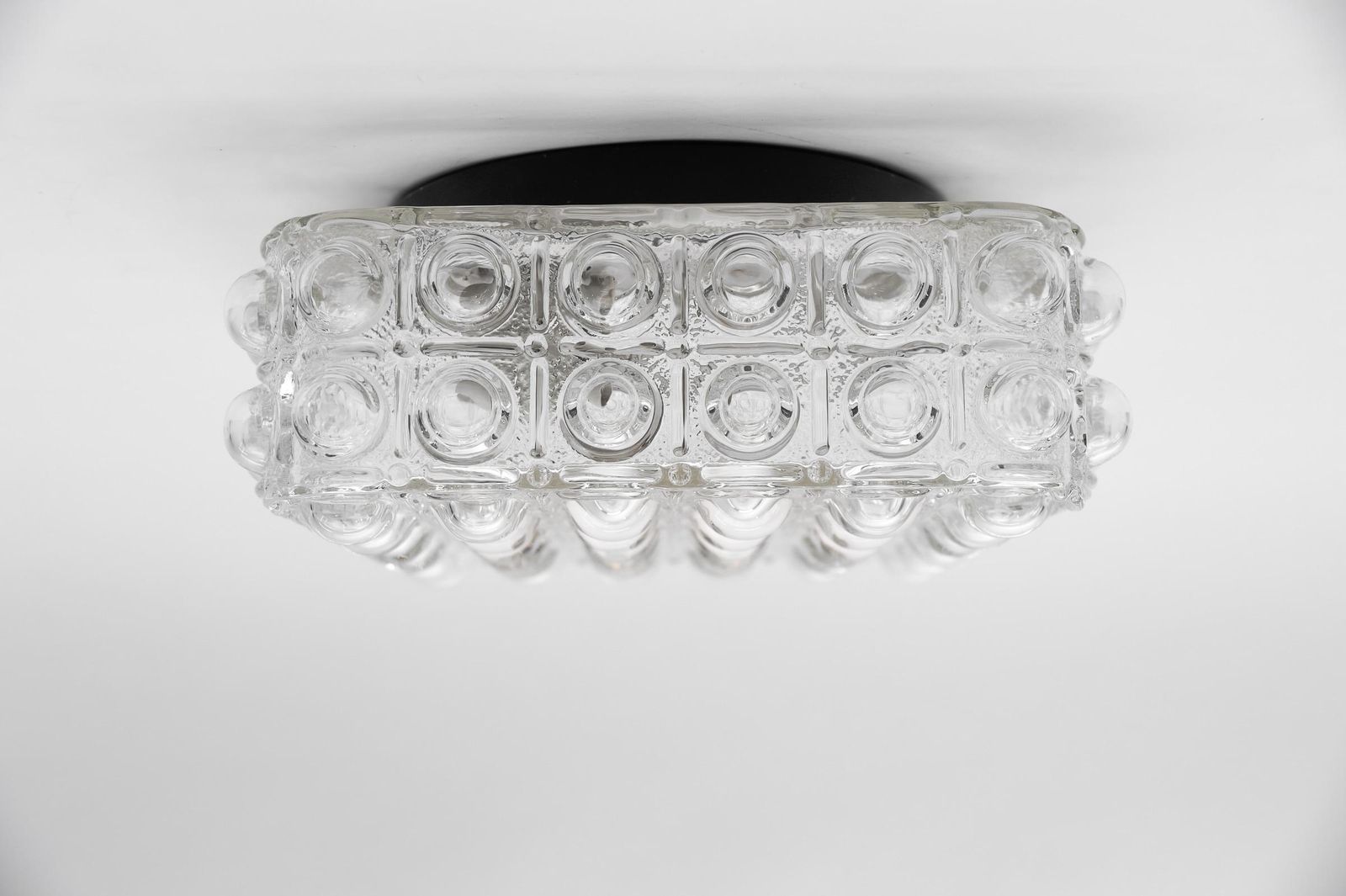 1 Of 3 Clear Bubble Glass Flush Mount Lamp By Helena Tynell, Germany 1960s photo buy