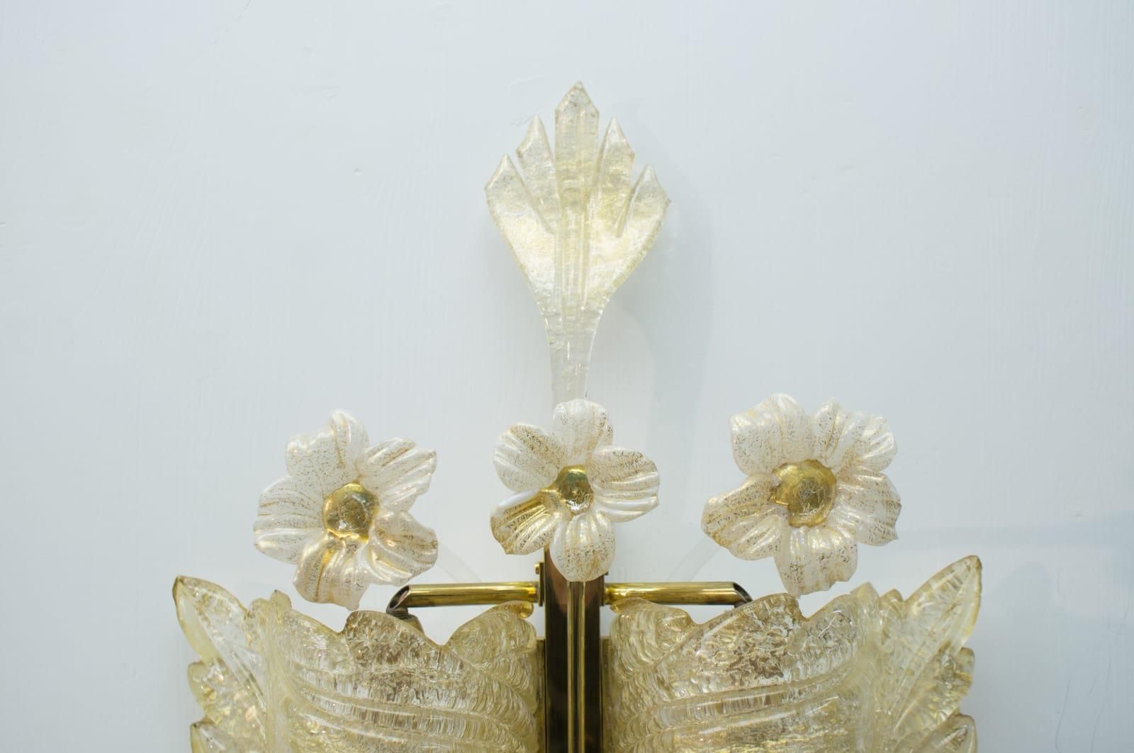 Rare And Wonderful Wall Light By Barovier & Toso, 1950s, Italy photo 1274.0