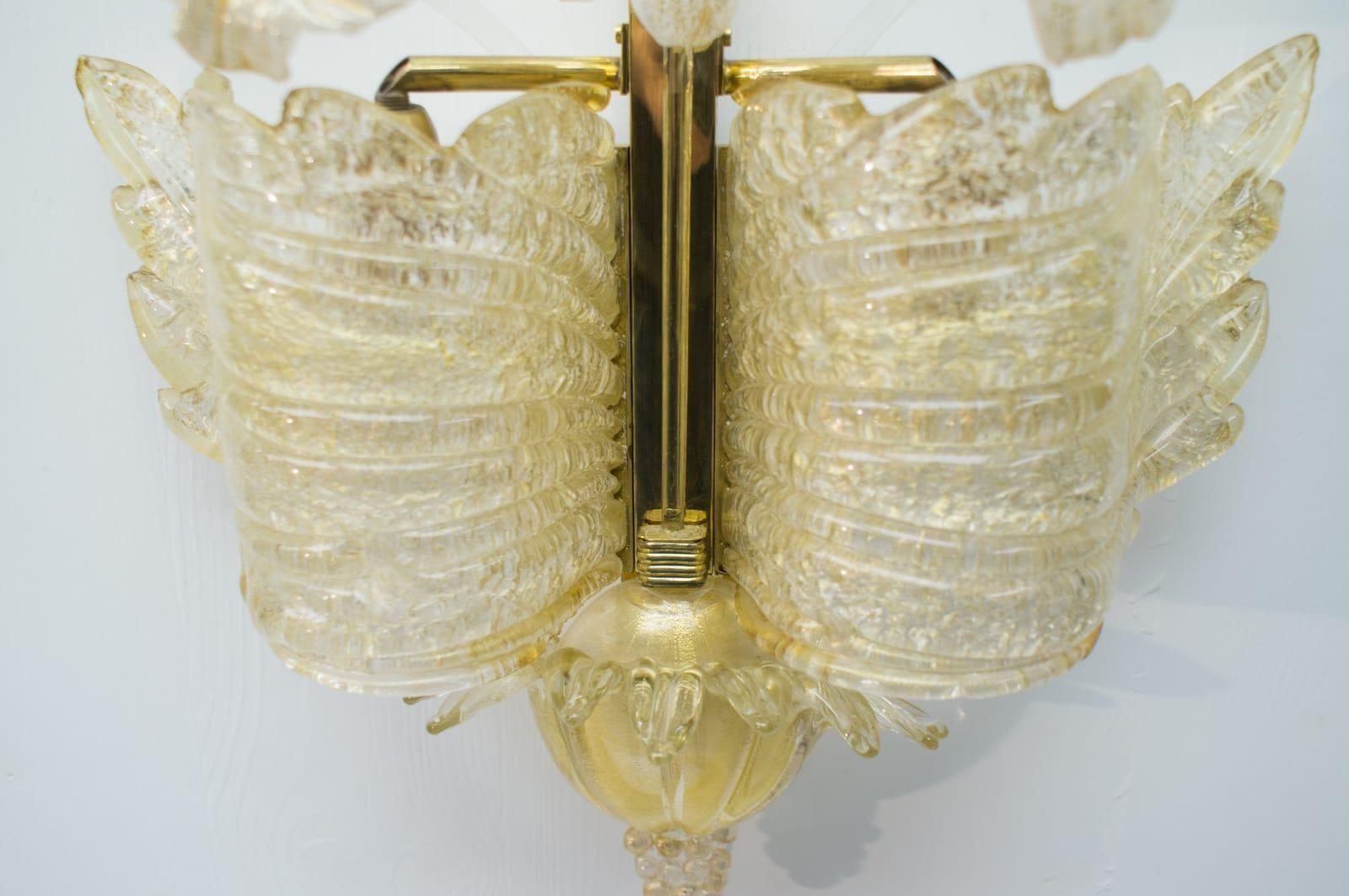 photo furniture Rare And Wonderful Wall Light By Barovier & Toso, 1950s, Italy