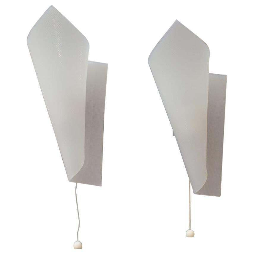 Wall Lamps Made Of Plexiglas By Hanns Hoffmann Lederer For Heinz Hecht, 1954