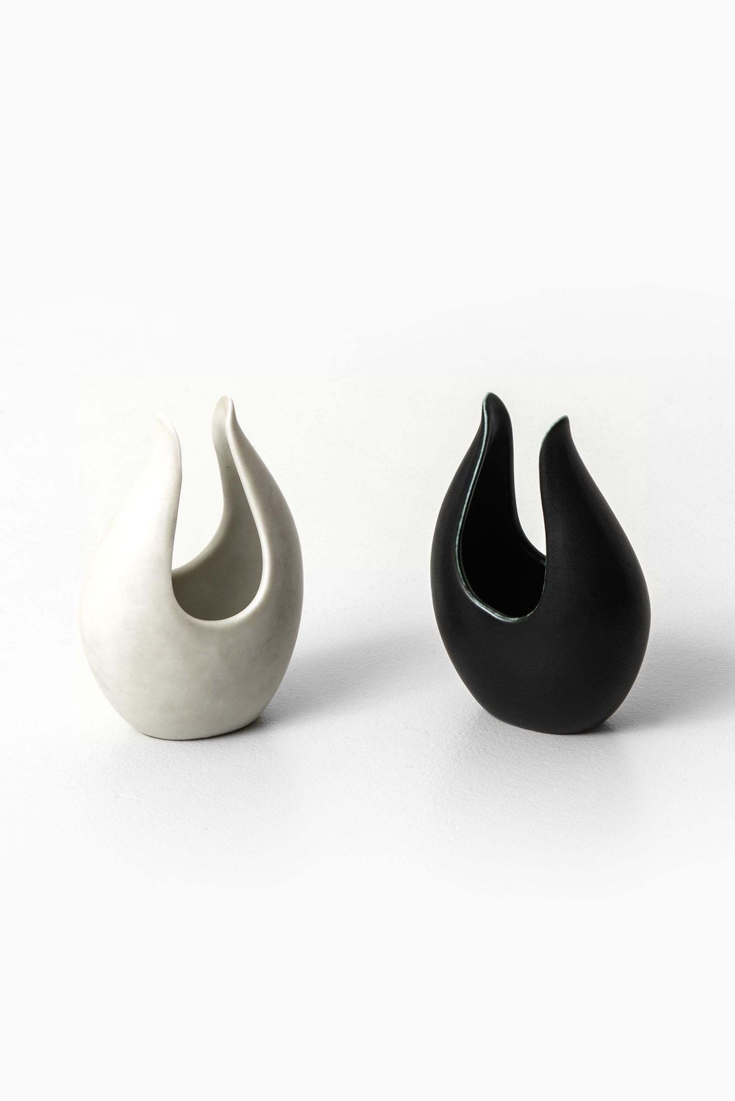 Gunnar Nylund Ceramic Vases Model Caolina By Rörstrand In Sweden photo Home Decor