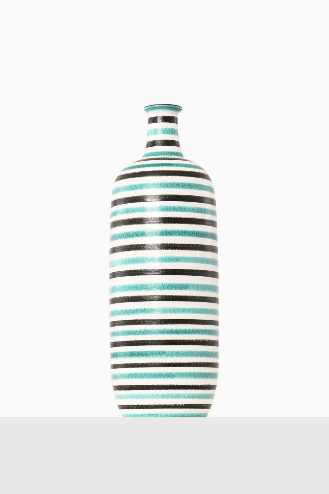 Rare Ceramic Vase In Blue By Stig Lindberg, 1950’s photo for sale