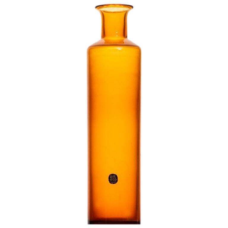 Glass Vase Produced By Glas & Trä Hovmantorp In Sweden
