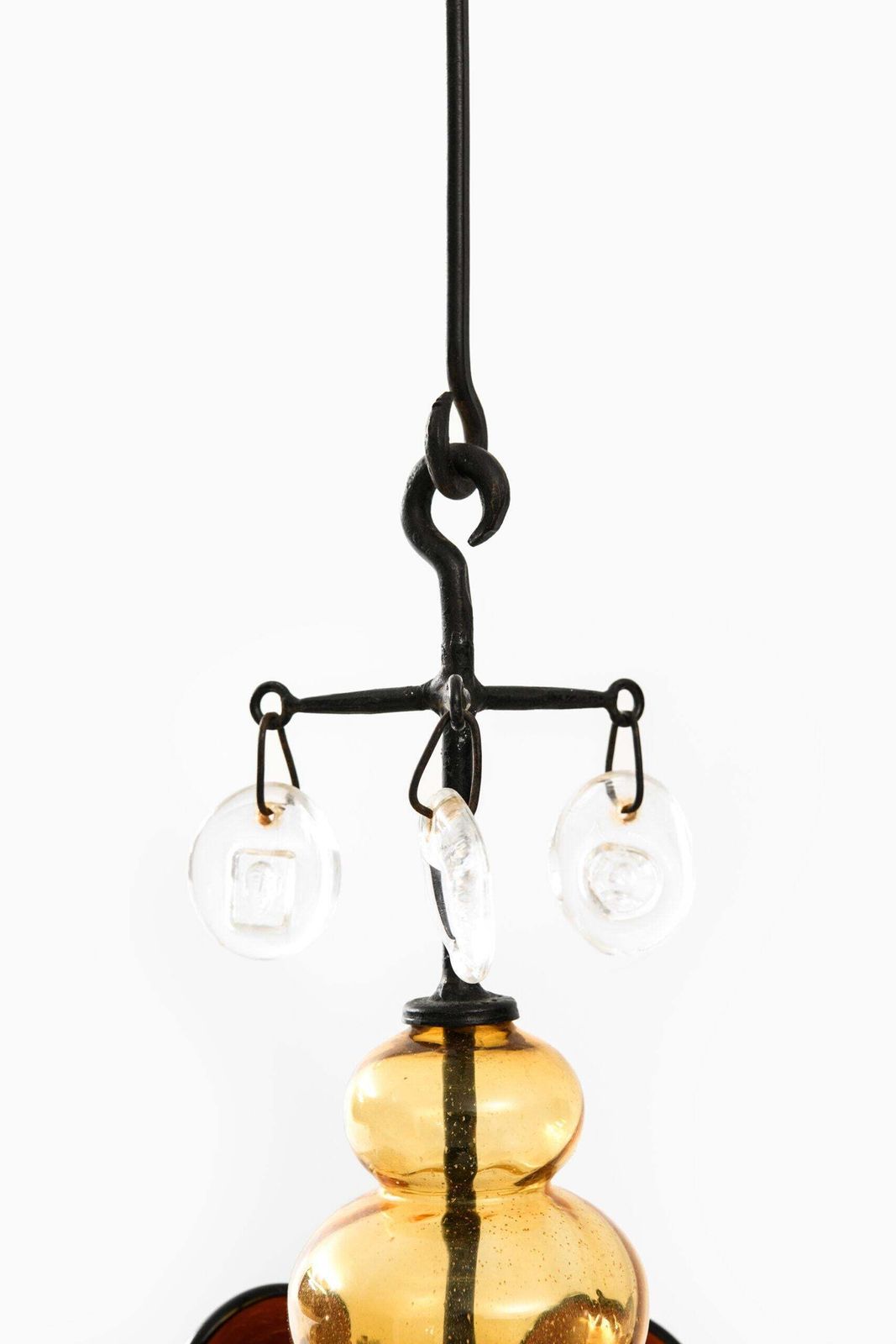Erik Höglund Hanging Candelabra Produced By Boda In Sweden photo for sale