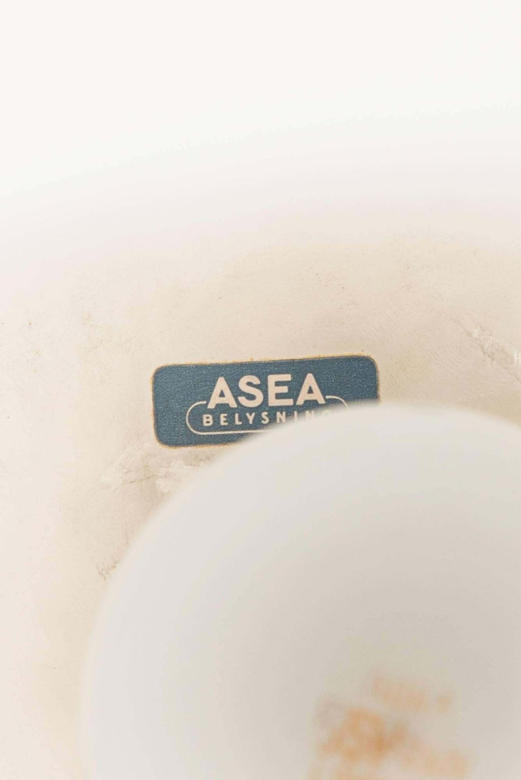 Ceiling Lamp In Opaline Glass Produced By Asea In Sweden photo vinterior