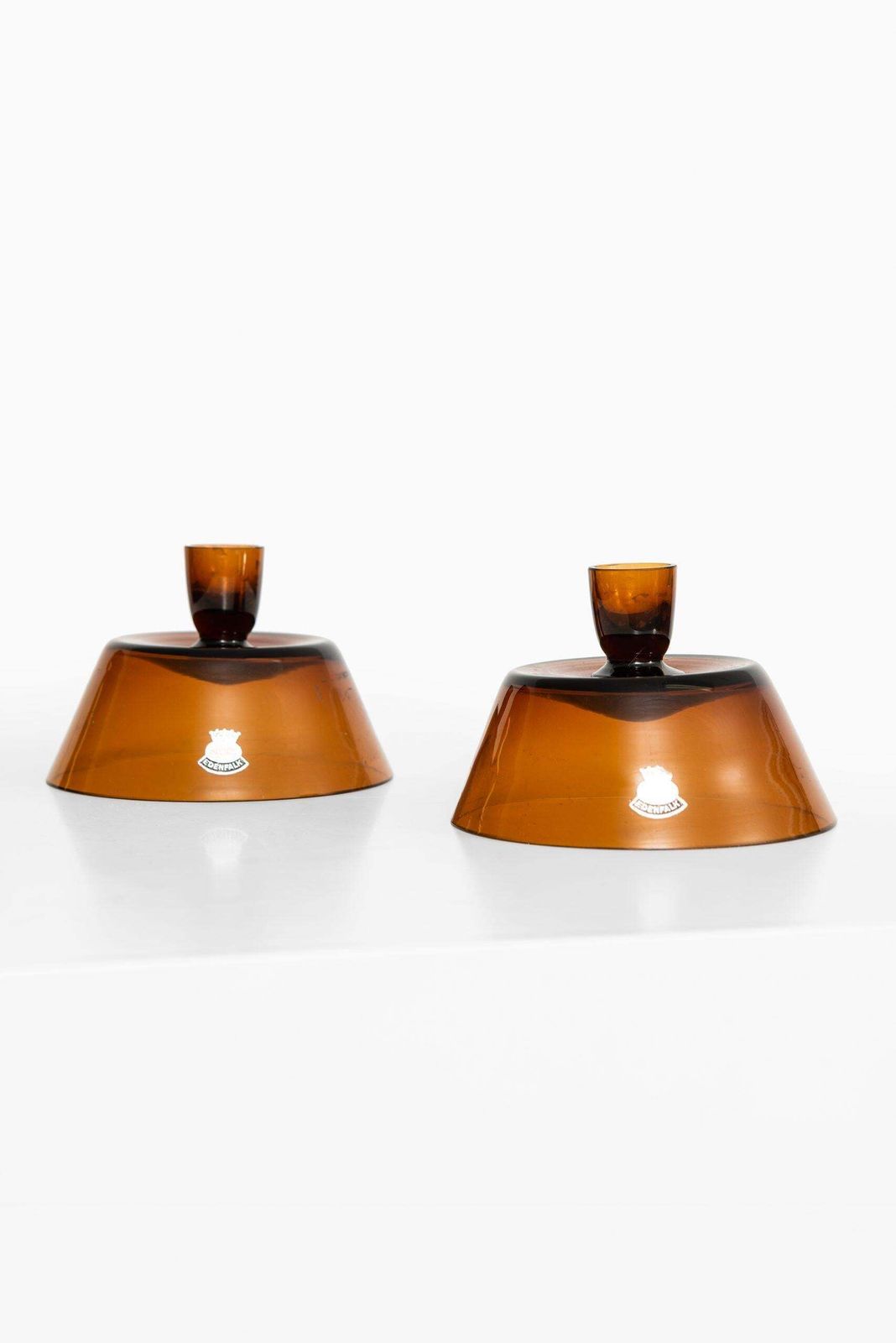 Bengt Edenfalk Candlesticks / Vases Produced By Skruf In Sweden photo Home Decor