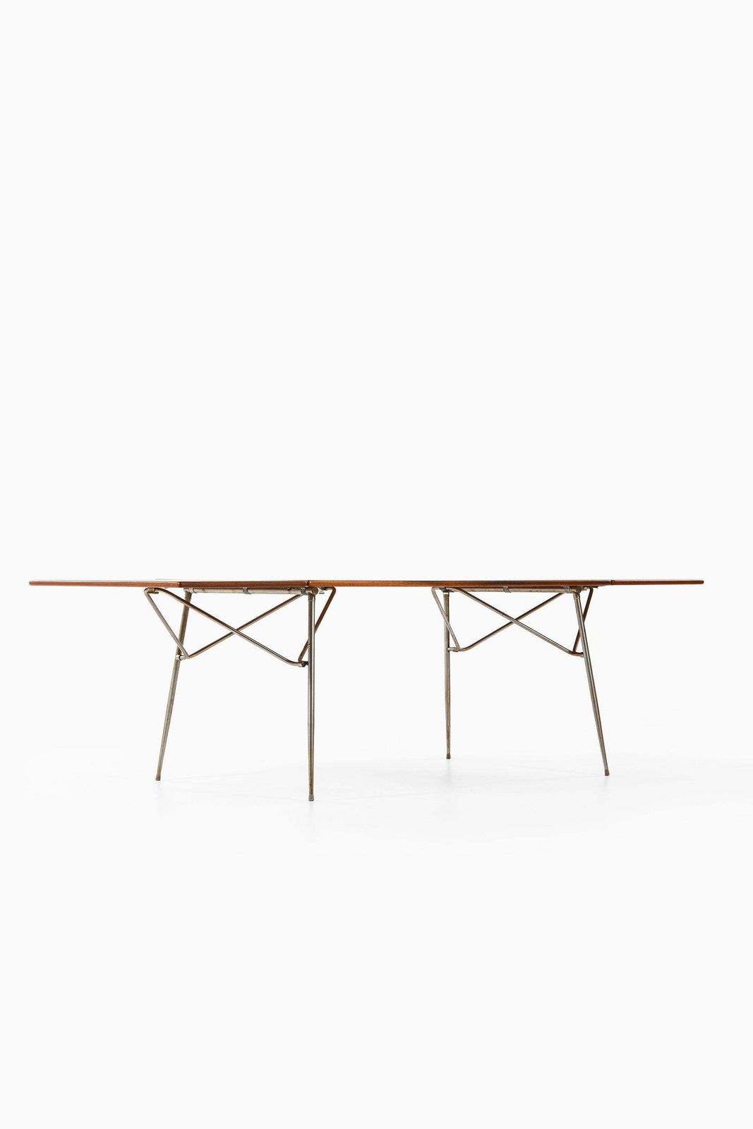 Dining Table / Desk In Teak And Steel By Børge Mogensen, 1953 photo furniture
