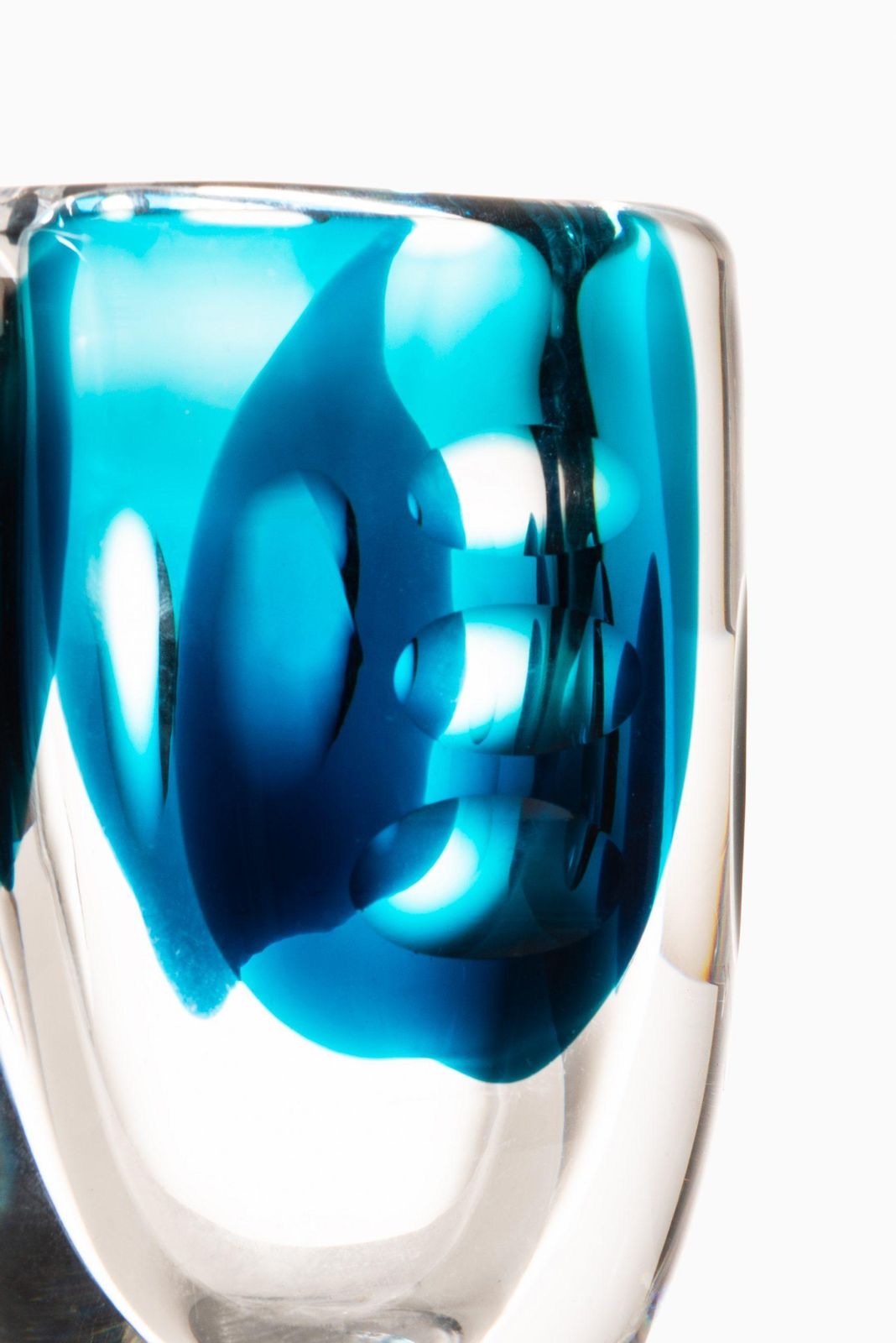 Vicke Lindstrand Vase Produced By Kosta In Sweden photo furniture