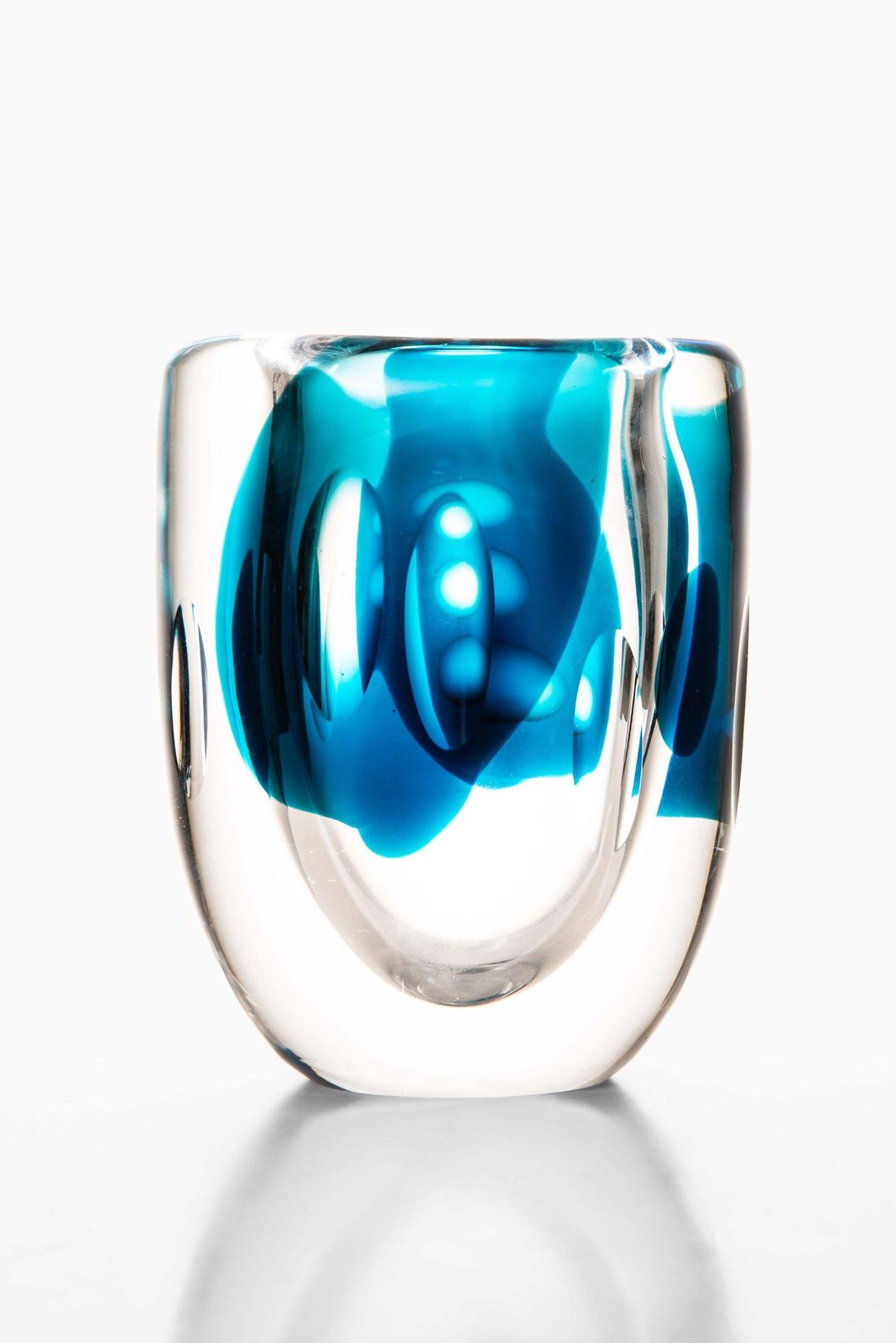 Vicke Lindstrand Vase Produced By Kosta In Sweden photo Home Decor