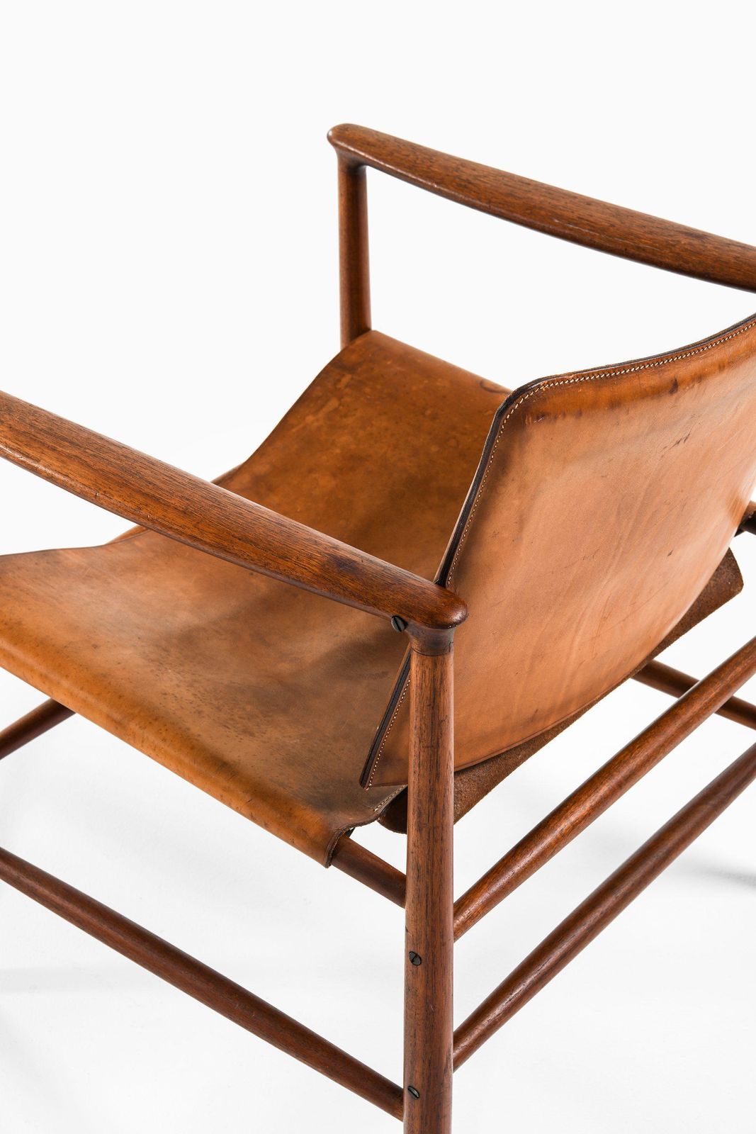 Armchair In Teak And Leather By Kai Lyngfeldt Larsen, 1957 photo buy