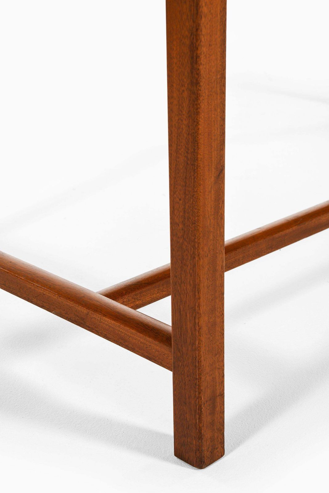 Desk In Mahogany And Brass By Josef Frank, 1950's photo buy