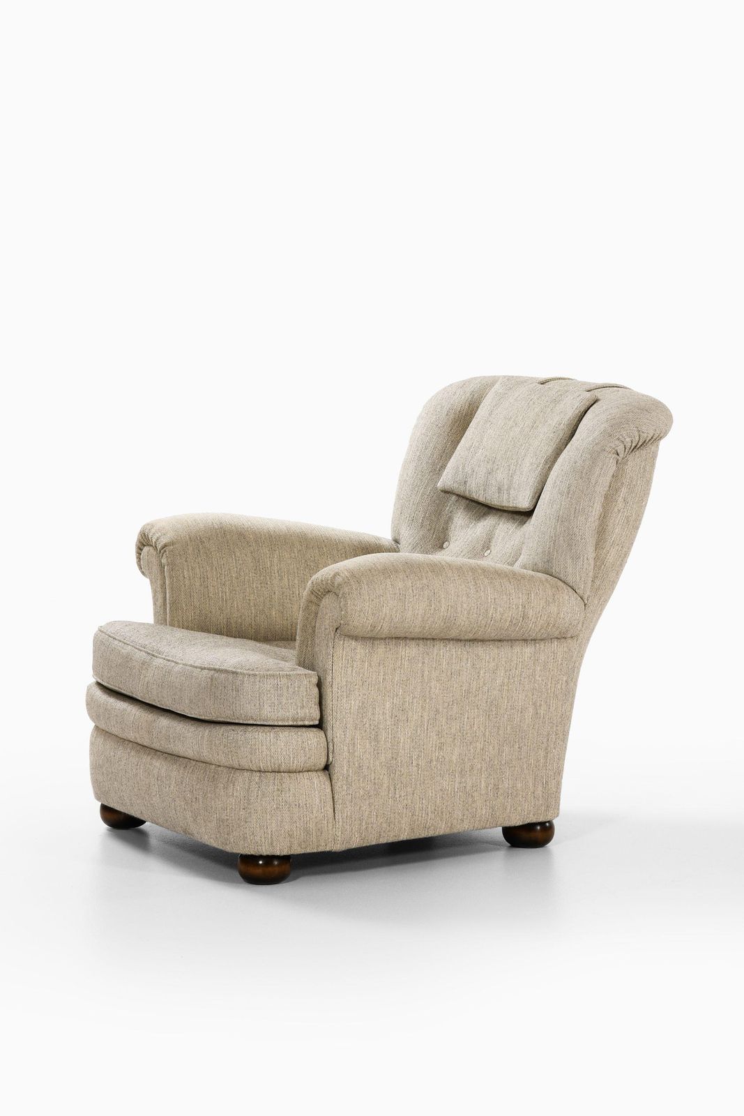 Easy Chair In Beech And Original Fabric By Josef Frank, 1934 photo 7219.0