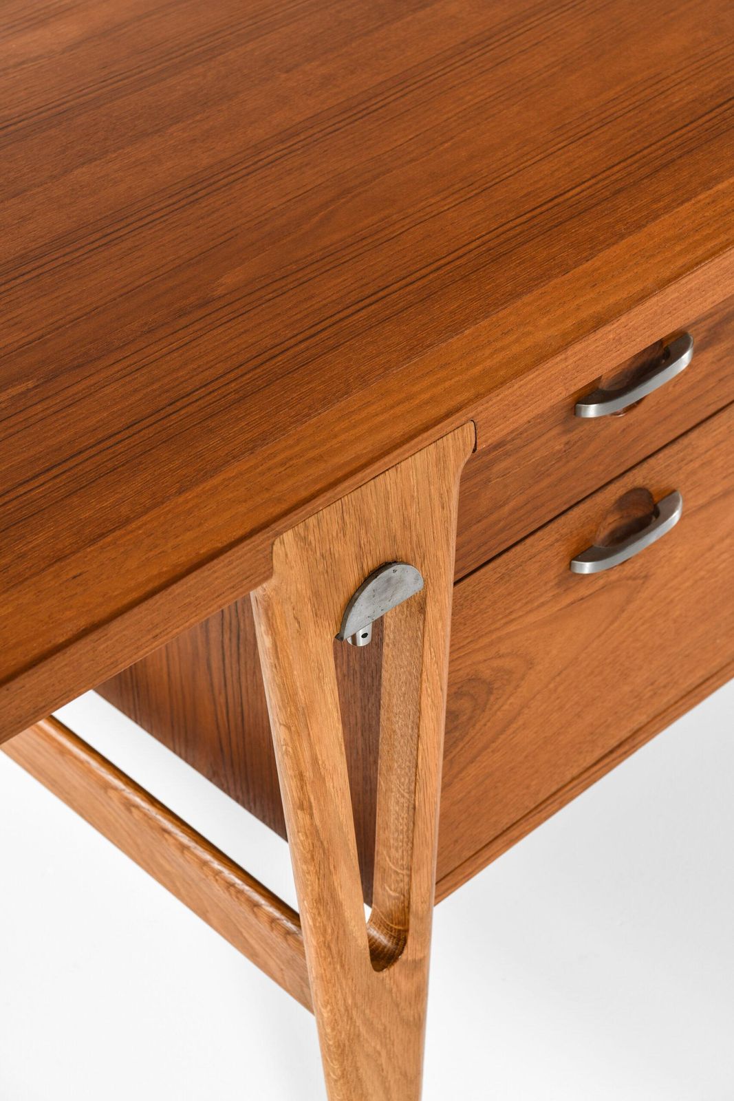 Hans Wegner Desk Produced By Cabinetmaker Johannes Hansen In Denmark photo Furniture