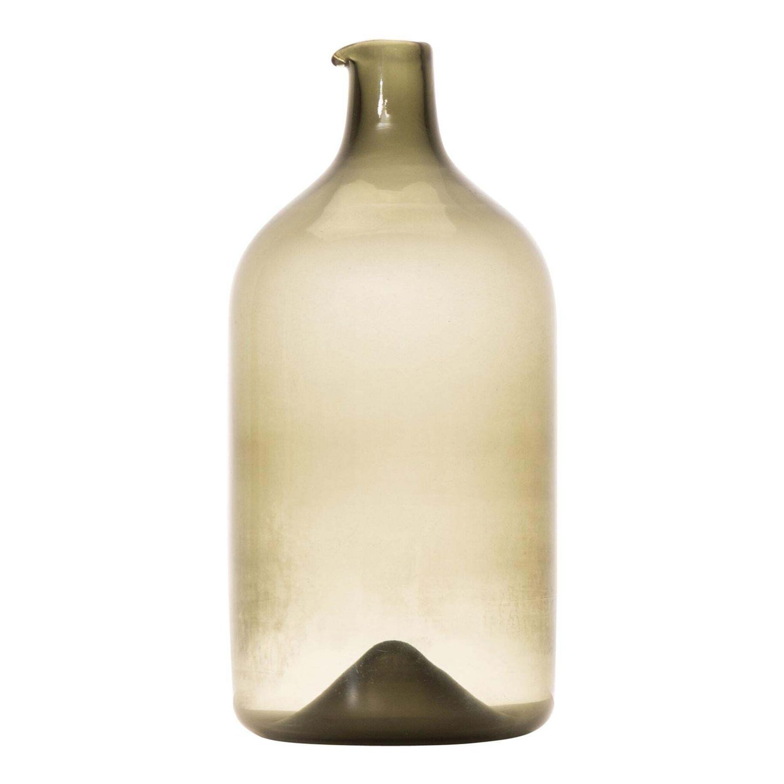 Timo Sarpaneva Glass Bottle / Vase Model Pullo / Bird By Iittala In Finland